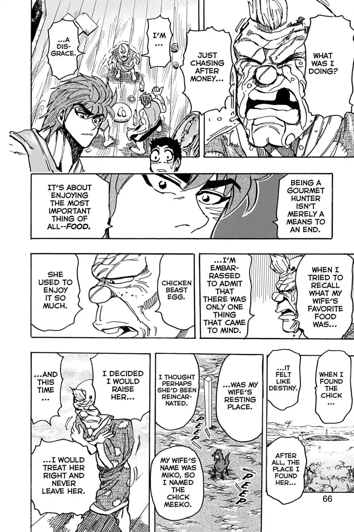 Toriko Chapter 147 page 16 - Chapter 147: Vol.17 Gourmet 147: Chicken Beast Egg!!