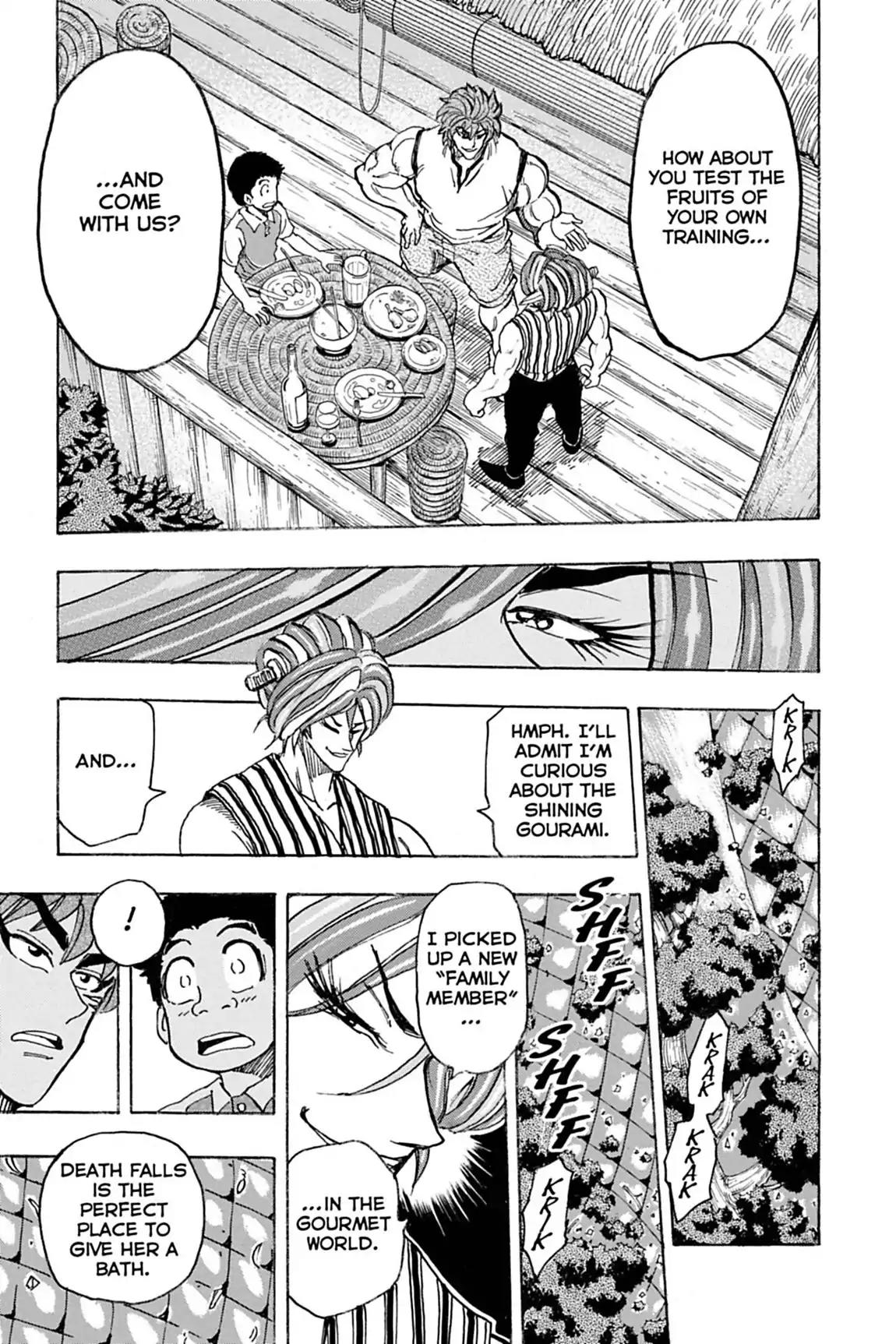 Toriko Chapter 148 page 11 - Chapter 148: Vol.17 Gourmet 148: Shining Gourami!!