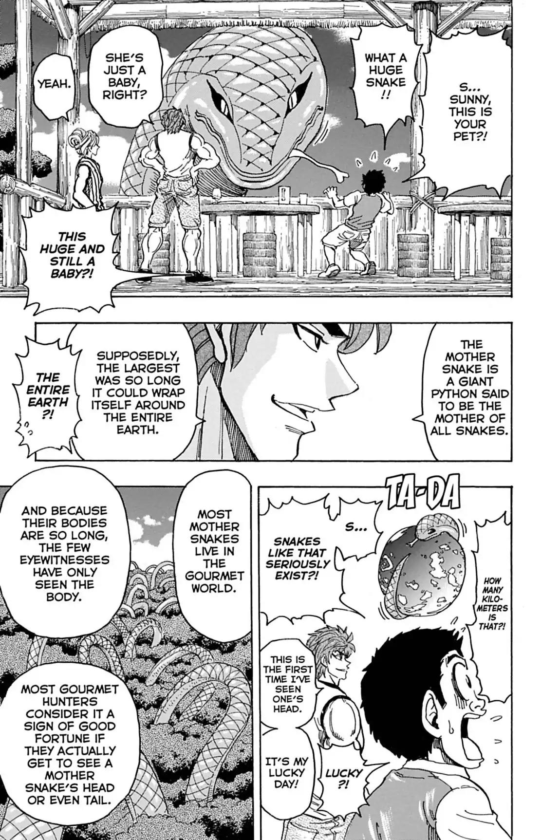 Toriko Chapter 148 page 13 - Chapter 148: Vol.17 Gourmet 148: Shining Gourami!!