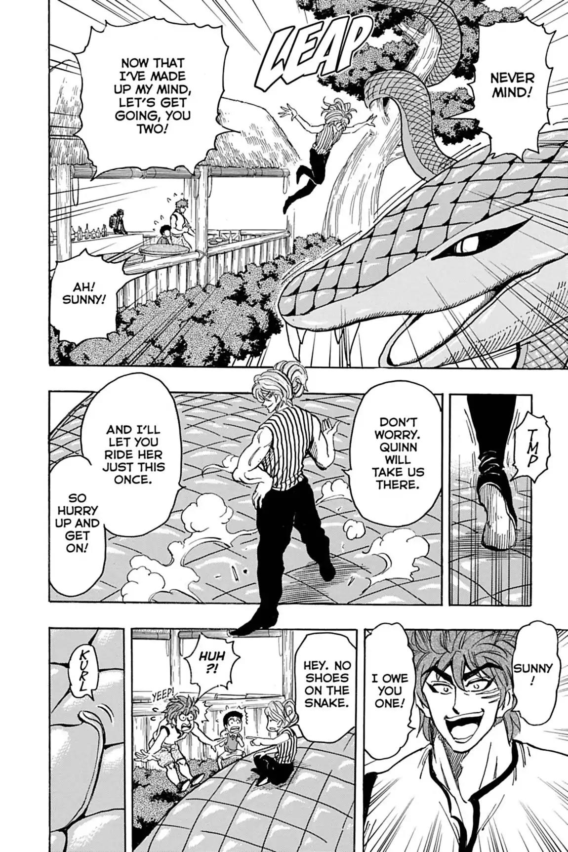 Toriko Chapter 148 page 16 - Chapter 148: Vol.17 Gourmet 148: Shining Gourami!!