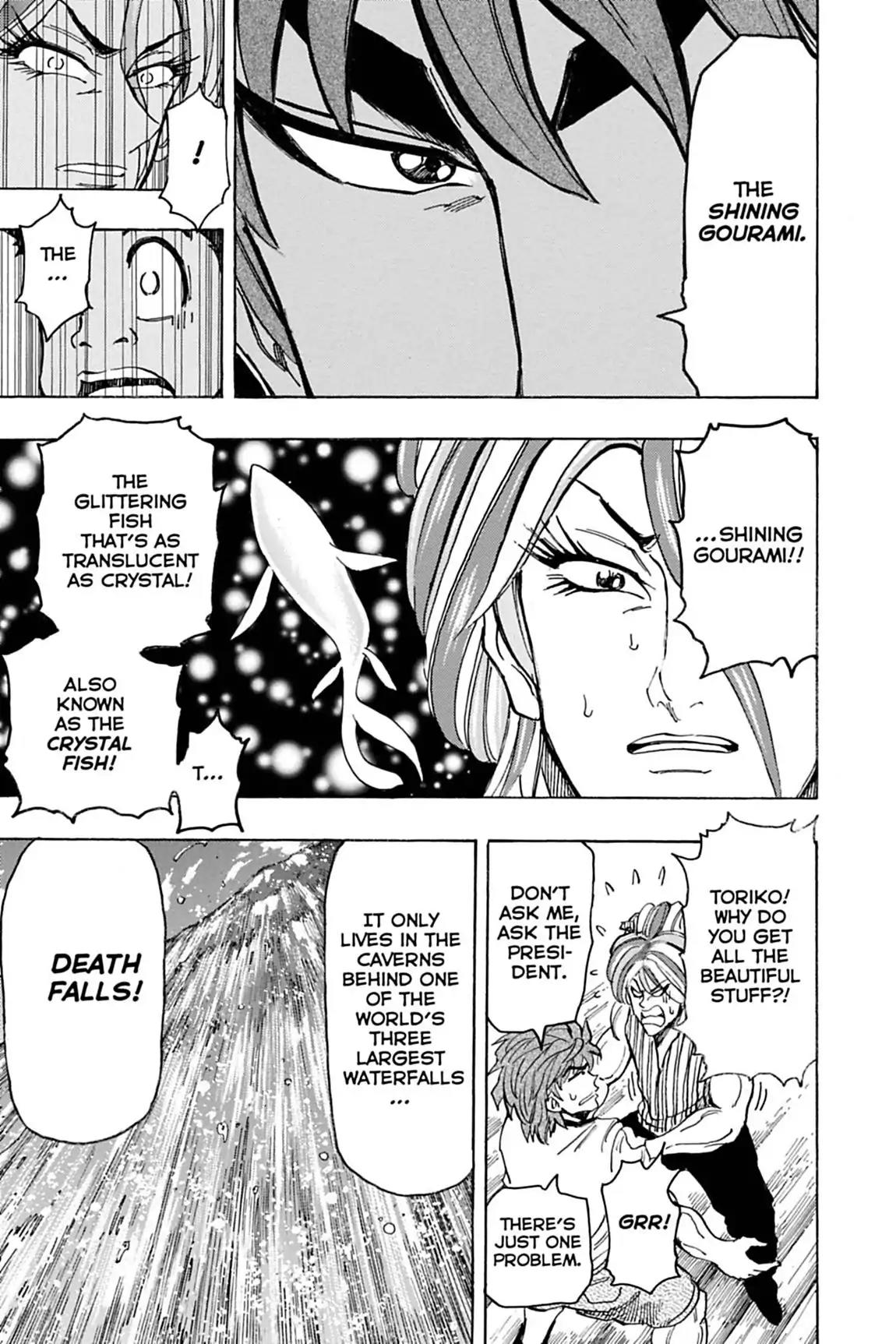 Toriko Chapter 148 page 9 - Chapter 148: Vol.17 Gourmet 148: Shining Gourami!!