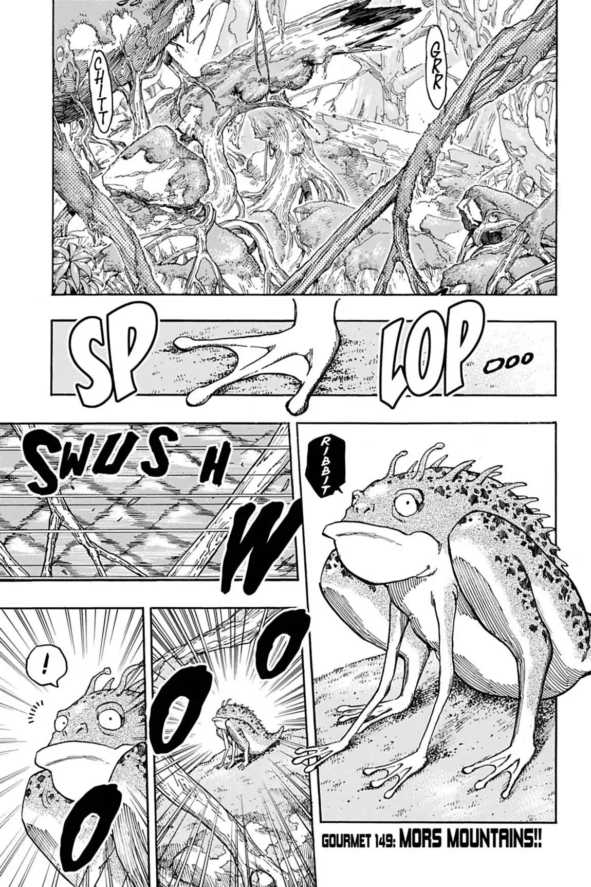 Toriko Chapter 149 page 1 - Chapter 149: Vol.17 Gourmet 149: Mors Mountains!!