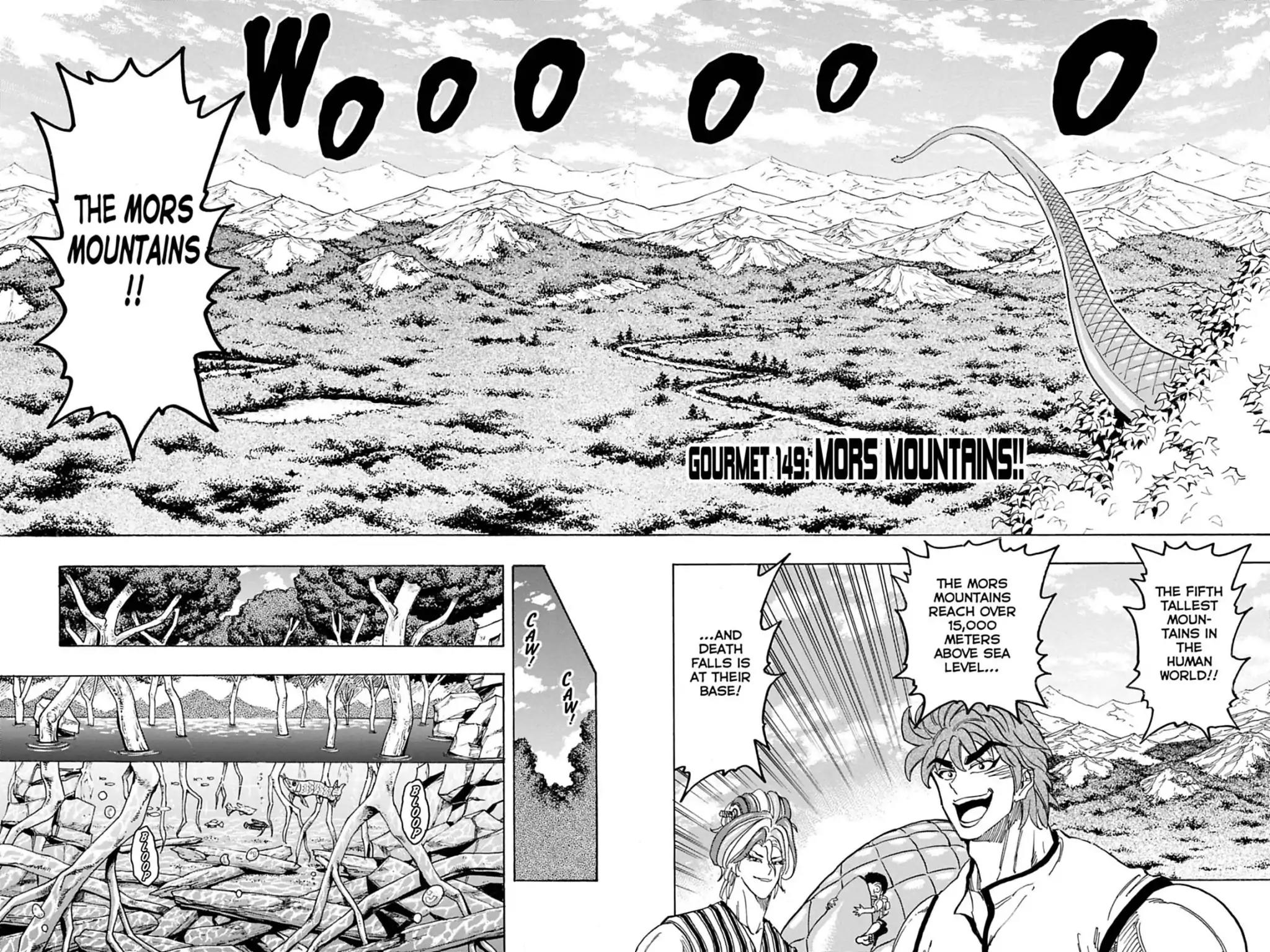 Toriko Chapter 149 page 3 - Chapter 149: Vol.17 Gourmet 149: Mors Mountains!!