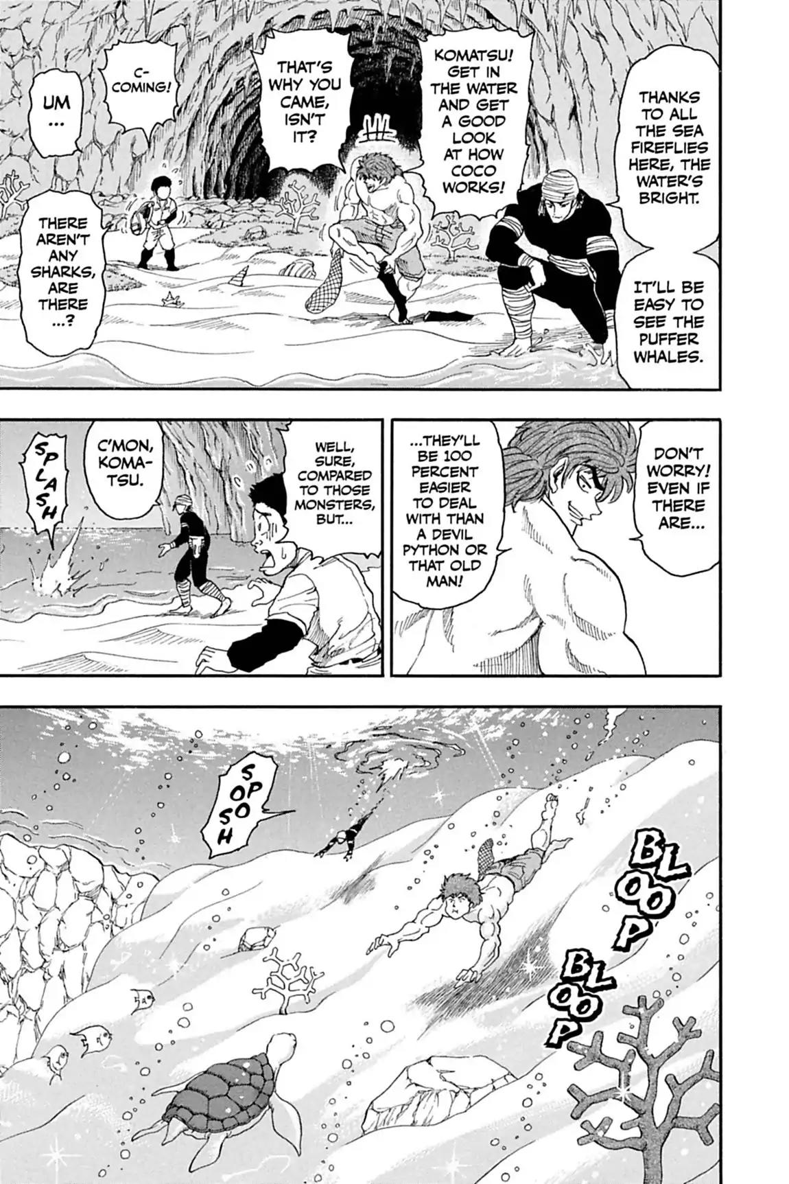 Toriko Chapter 15 page 10 - Chapter 15: Vol.2 Gourmet 15: Puffer Whale!!