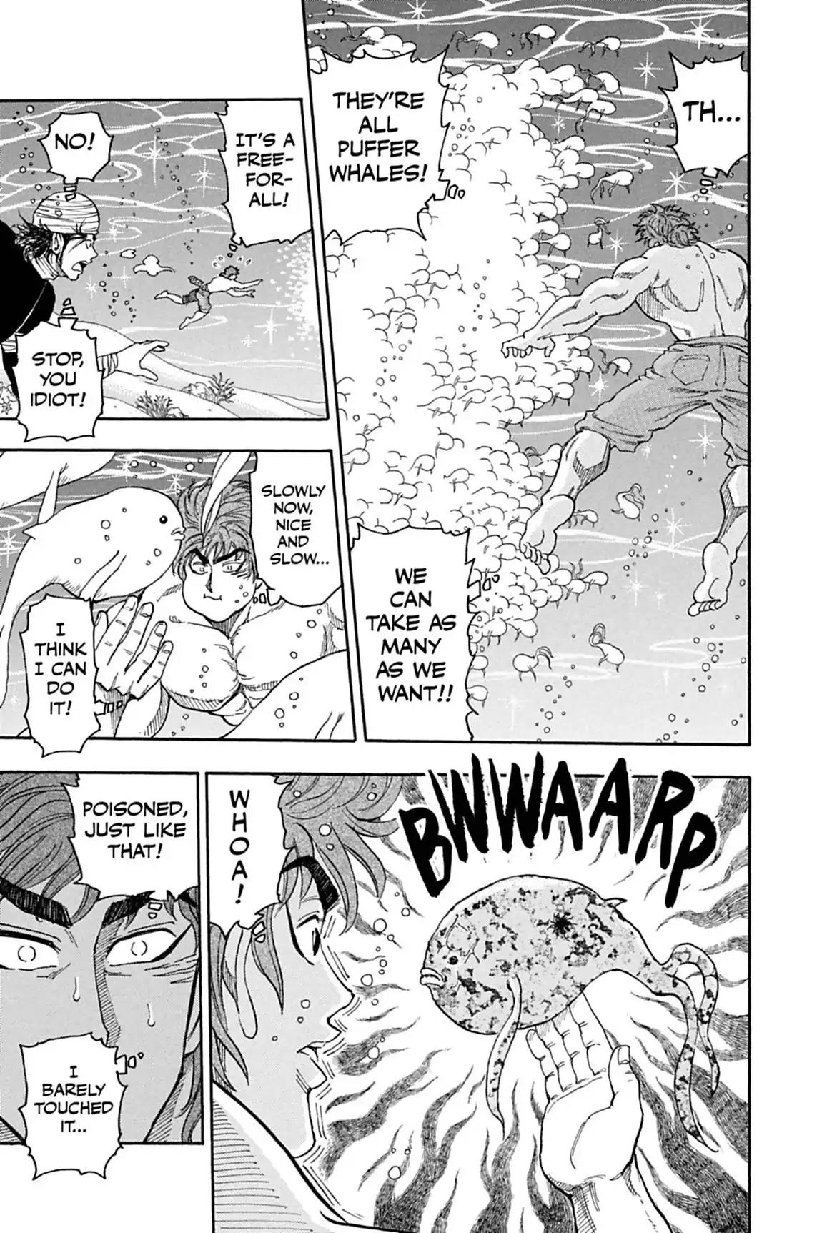 Toriko Chapter 15 page 15 - Chapter 15: Vol.2 Gourmet 15: Puffer Whale!!