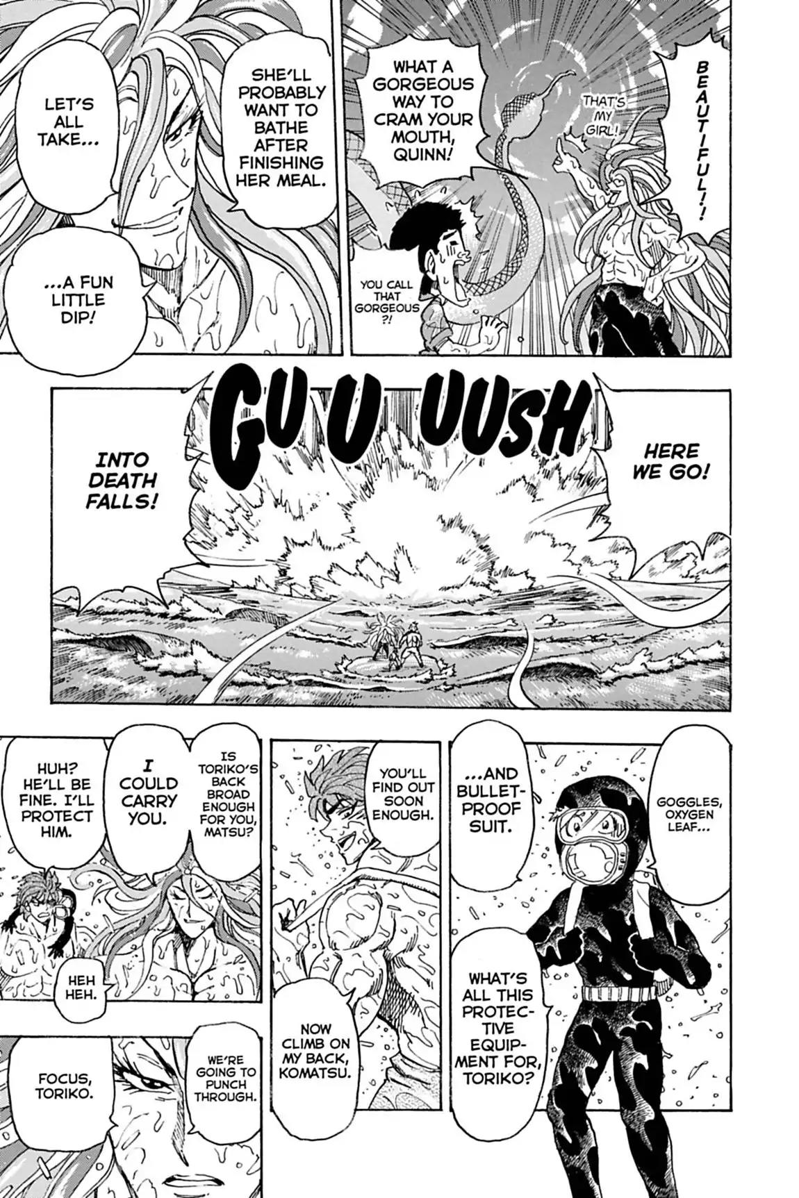 Toriko Chapter 150 page 12 - Chapter 150: Vol.17 Gourmet 150: Death Falls!!