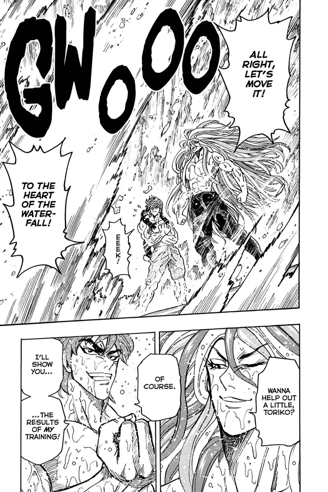 Toriko Chapter 150 page 17 - Chapter 150: Vol.17 Gourmet 150: Death Falls!!