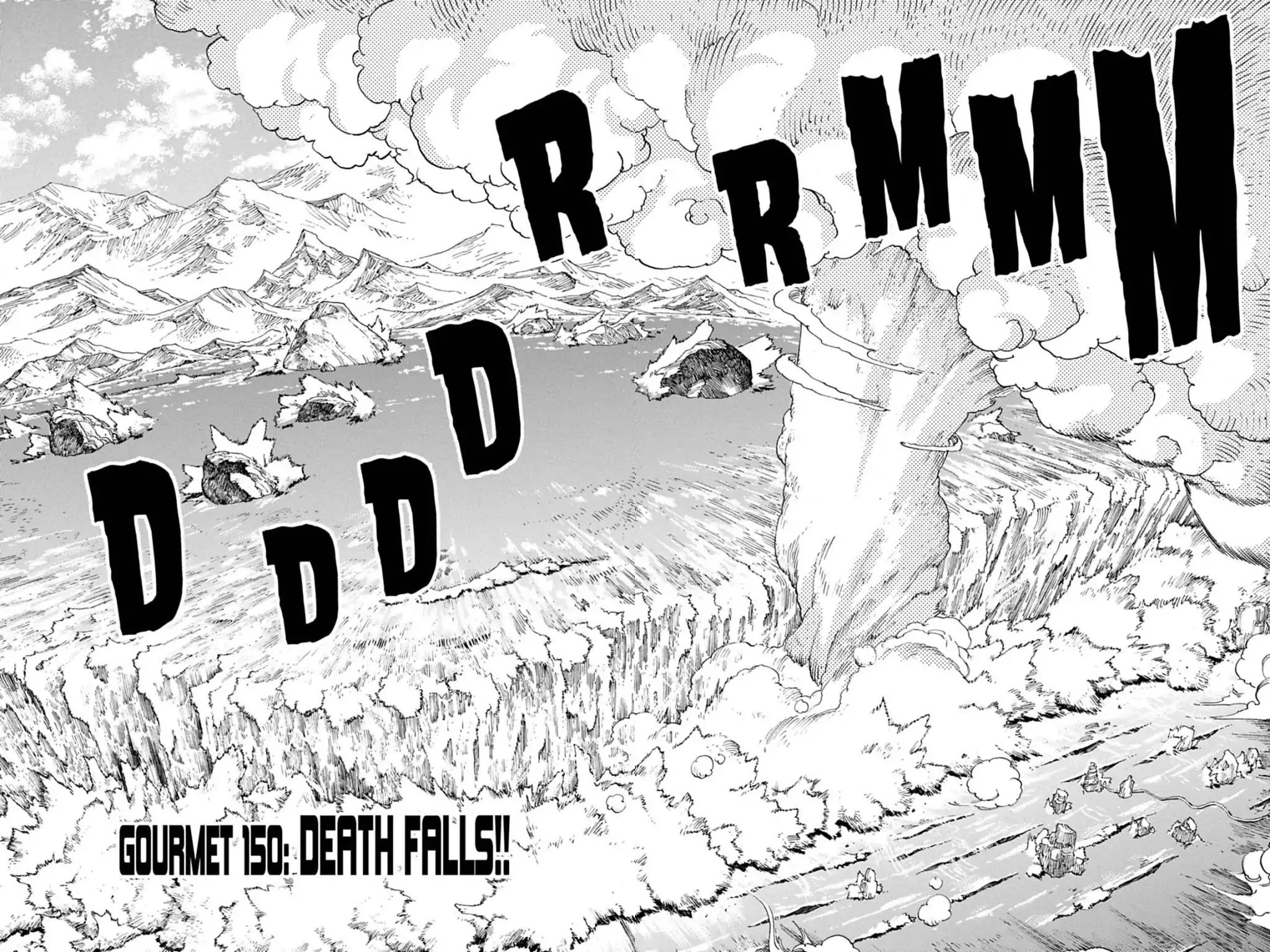 Toriko Chapter 150 page 2 - Chapter 150: Vol.17 Gourmet 150: Death Falls!!