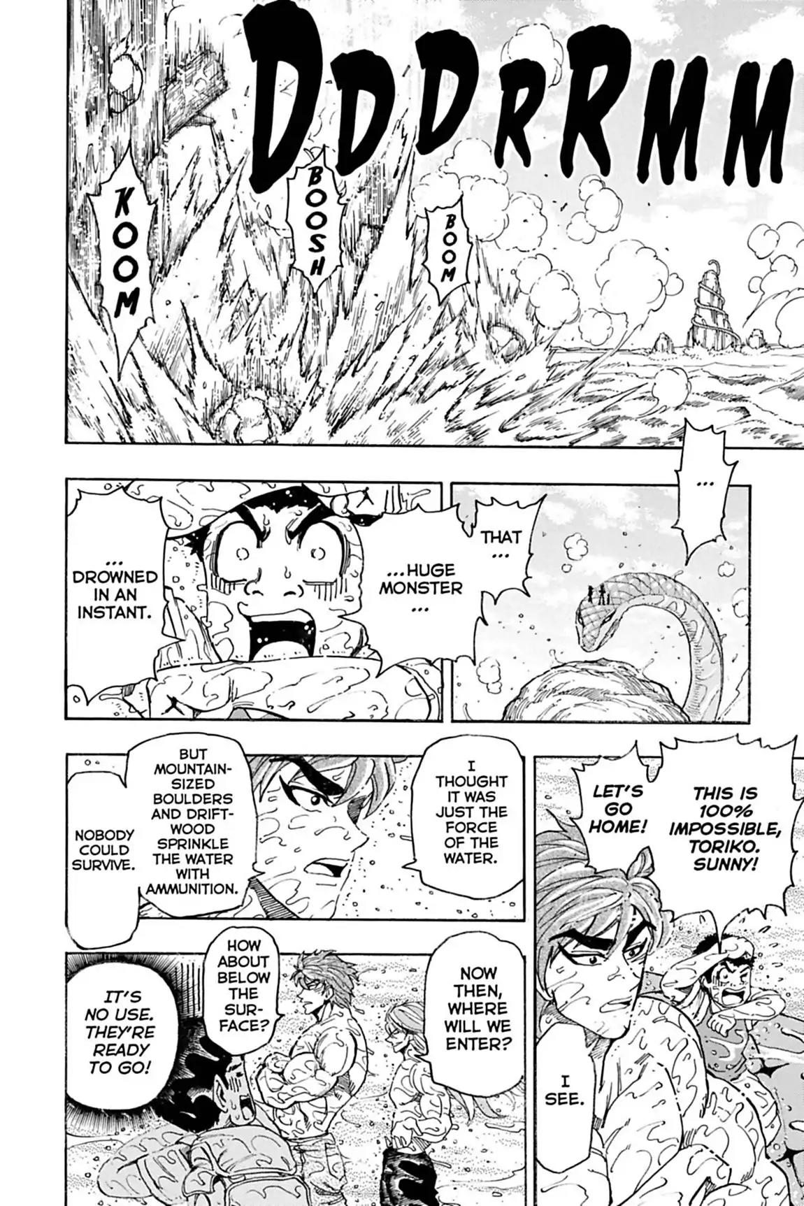 Toriko Chapter 150 page 3 - Chapter 150: Vol.17 Gourmet 150: Death Falls!!