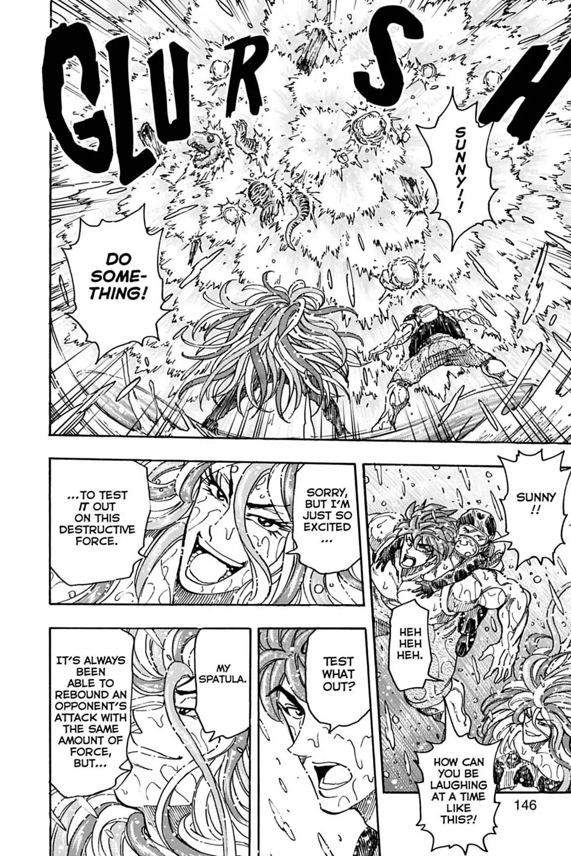 Toriko Chapter 151 page 16 - Chapter 151: Vol.17 Gourmet 151: Evolved Technique!!