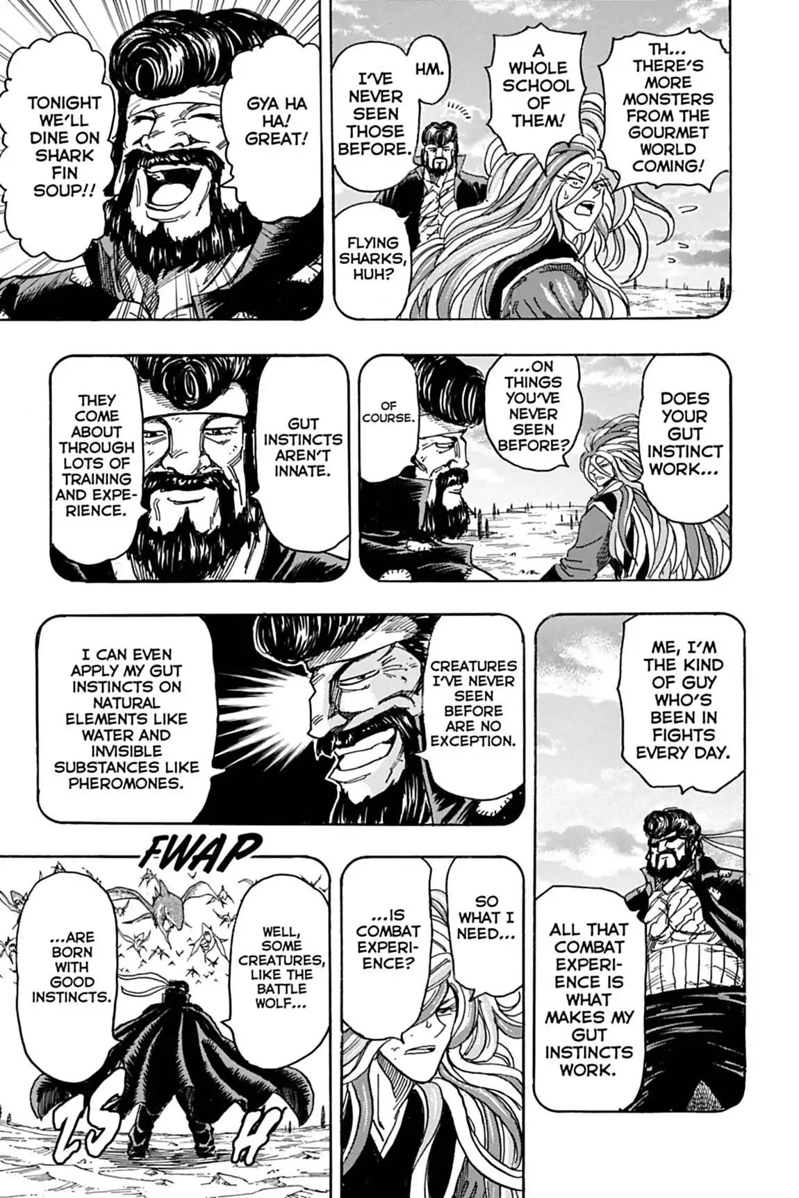 Toriko Chapter 152 page 11 - Chapter 152: Vol.17 Gourmet 152: Gut Instinct!!