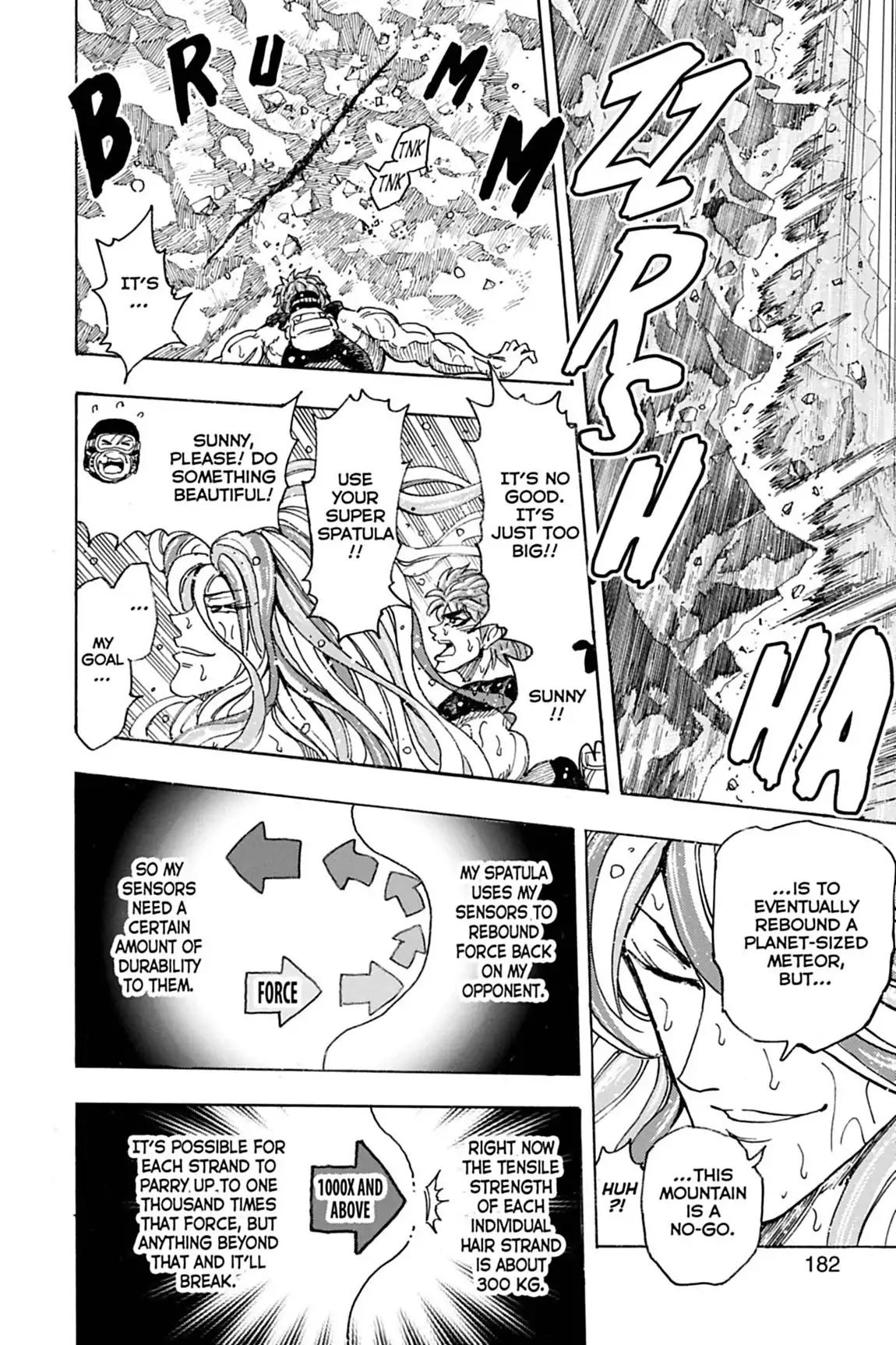 Toriko Chapter 153 page 10 - Chapter 153: Vol.17 Gourmet 153: Twin Spiked Punch!!