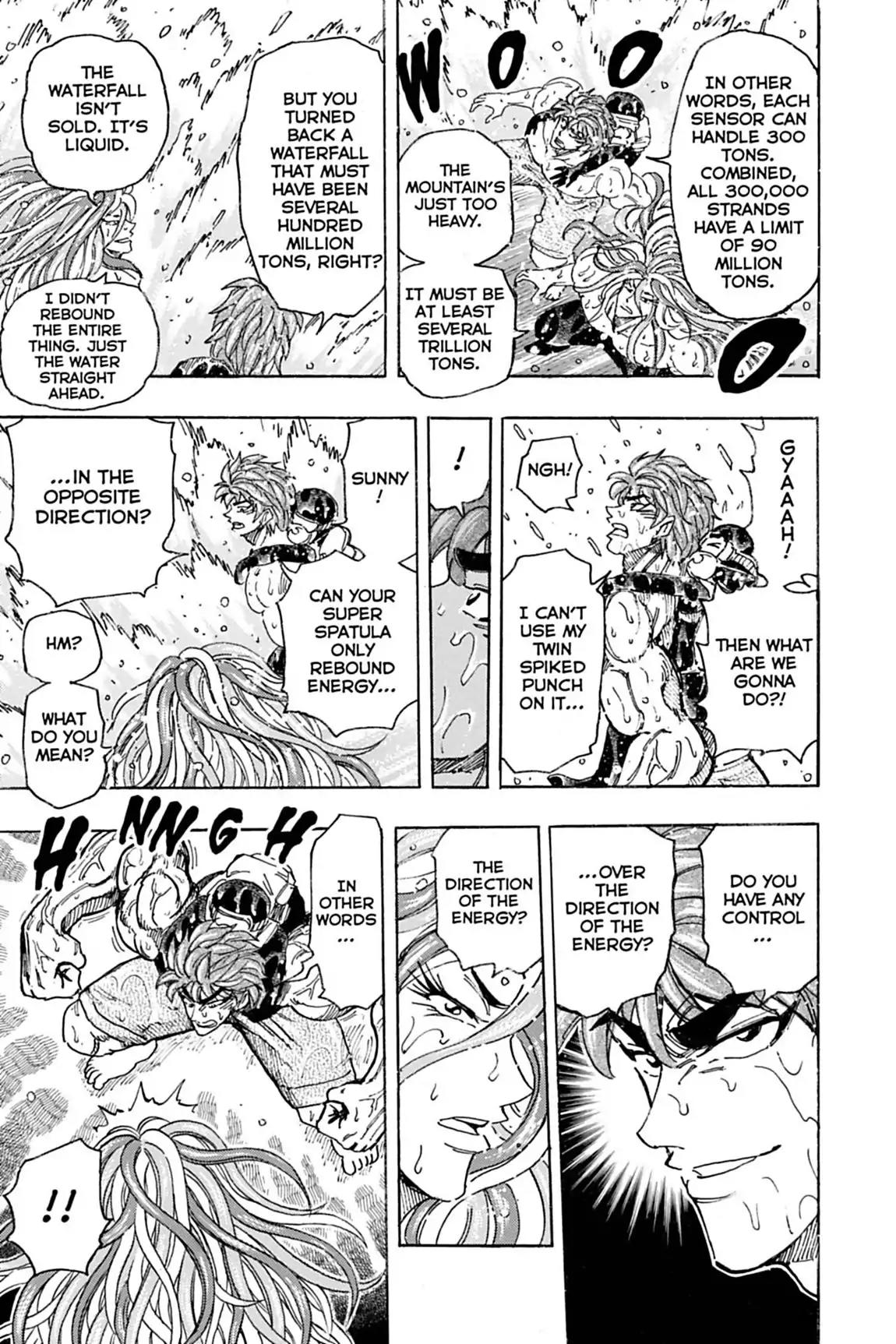 Toriko Chapter 153 page 11 - Chapter 153: Vol.17 Gourmet 153: Twin Spiked Punch!!