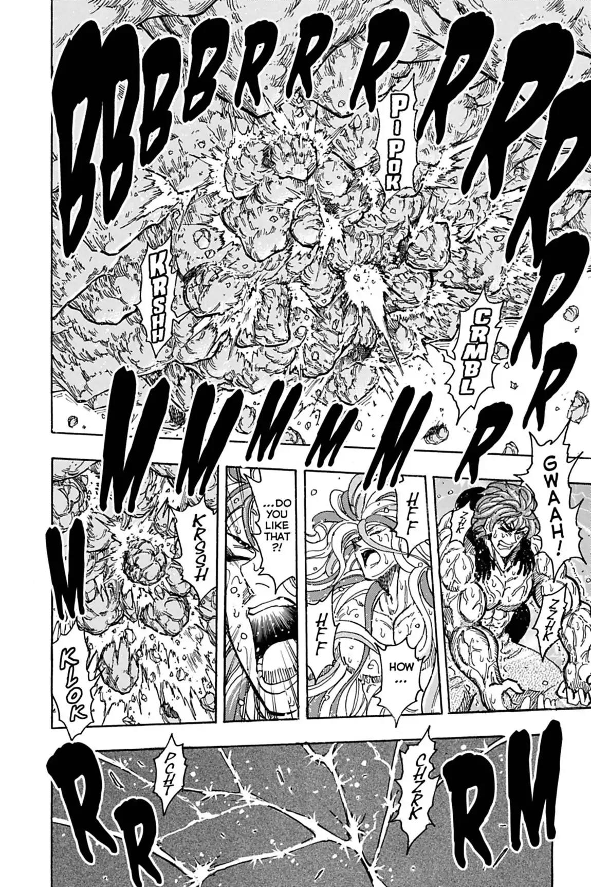 Toriko Chapter 153 page 14 - Chapter 153: Vol.17 Gourmet 153: Twin Spiked Punch!!