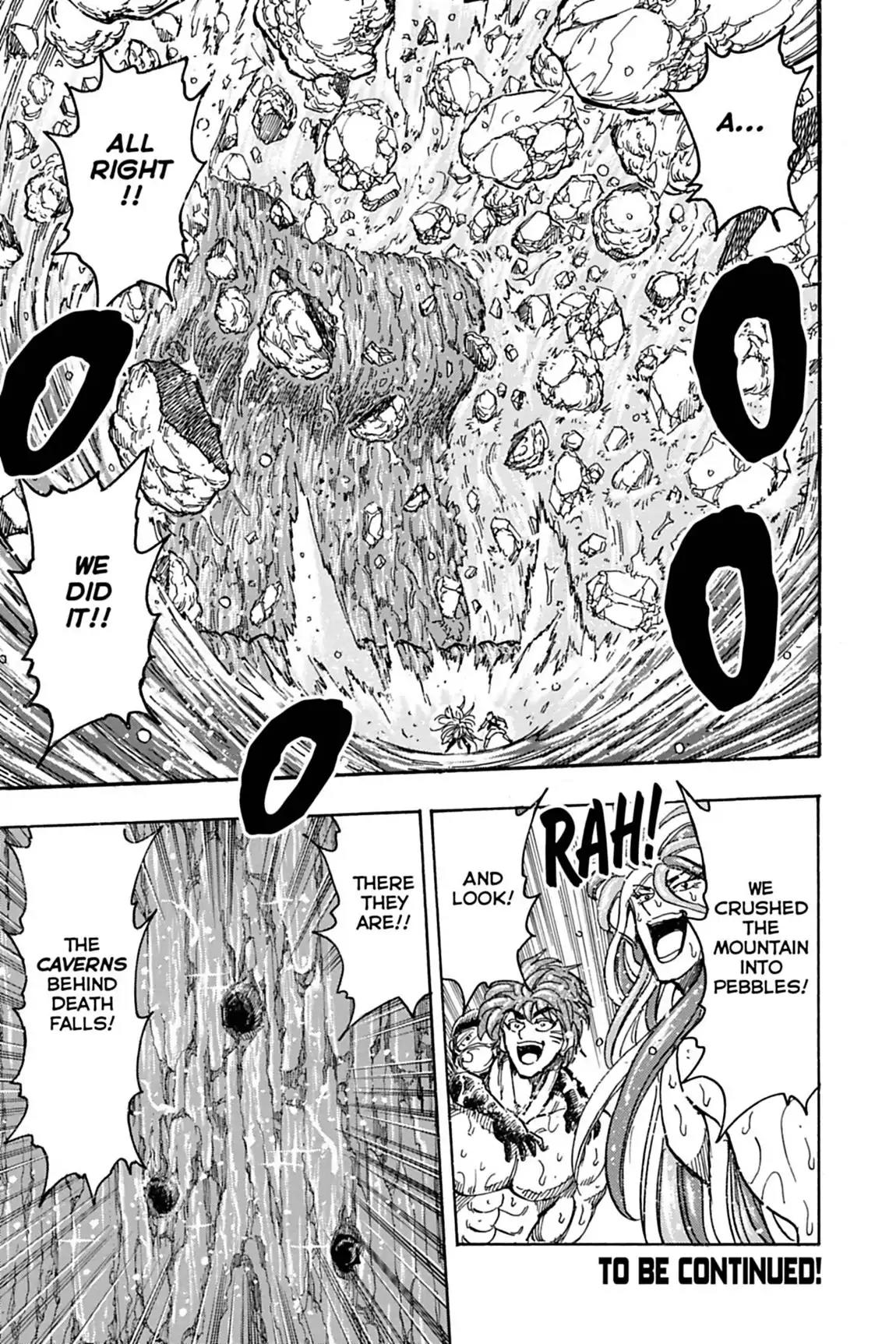 Toriko Chapter 153 page 17 - Chapter 153: Vol.17 Gourmet 153: Twin Spiked Punch!!