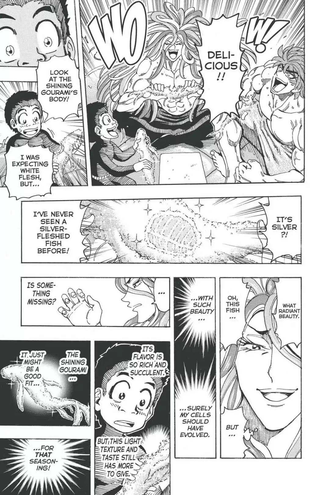 Toriko Chapter 155 page 11 - Chapter 155: Vol.18 Gourmet 155: A Taste of Shining Gourami!!