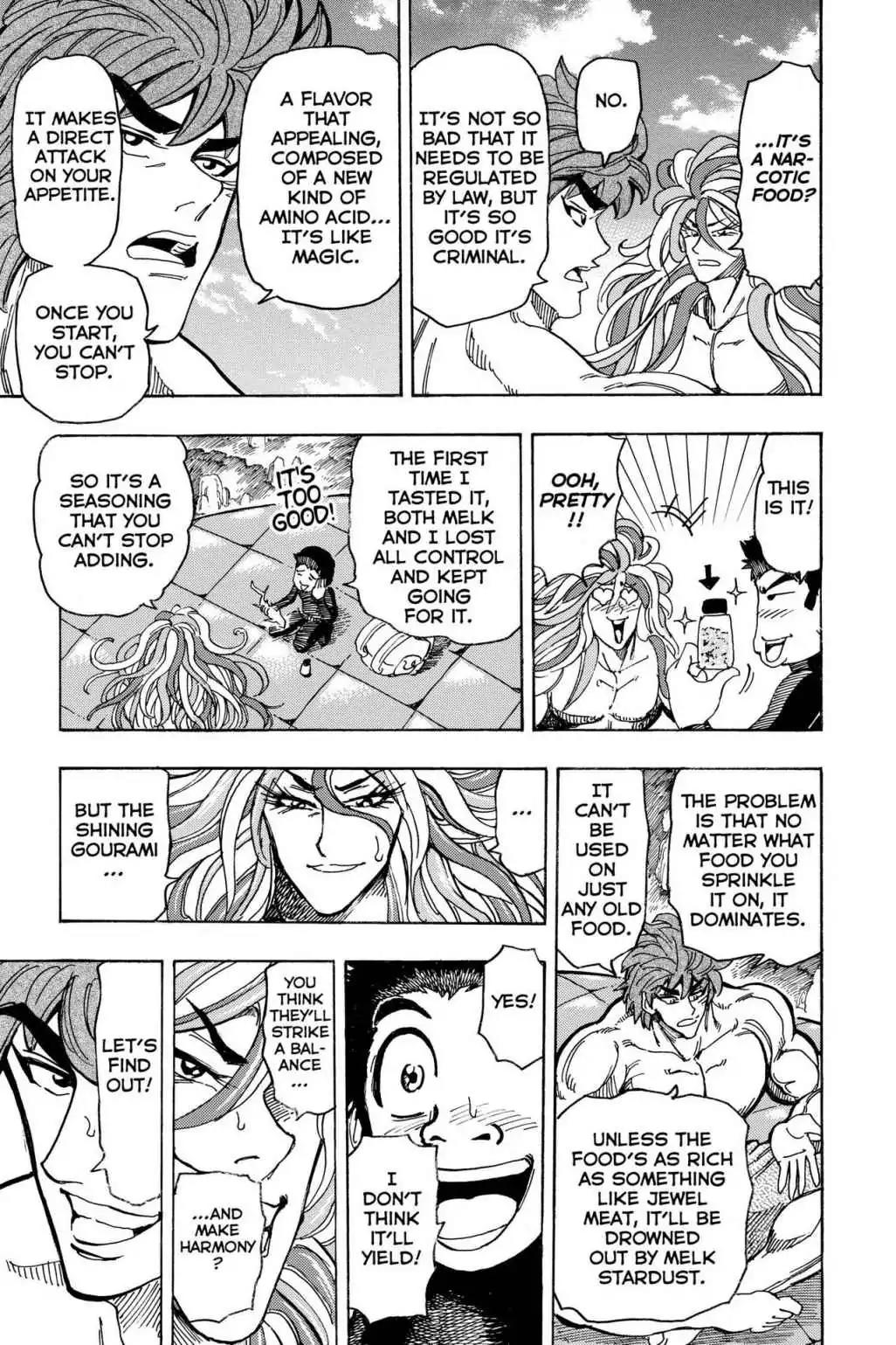 Toriko Chapter 155 page 13 - Chapter 155: Vol.18 Gourmet 155: A Taste of Shining Gourami!!