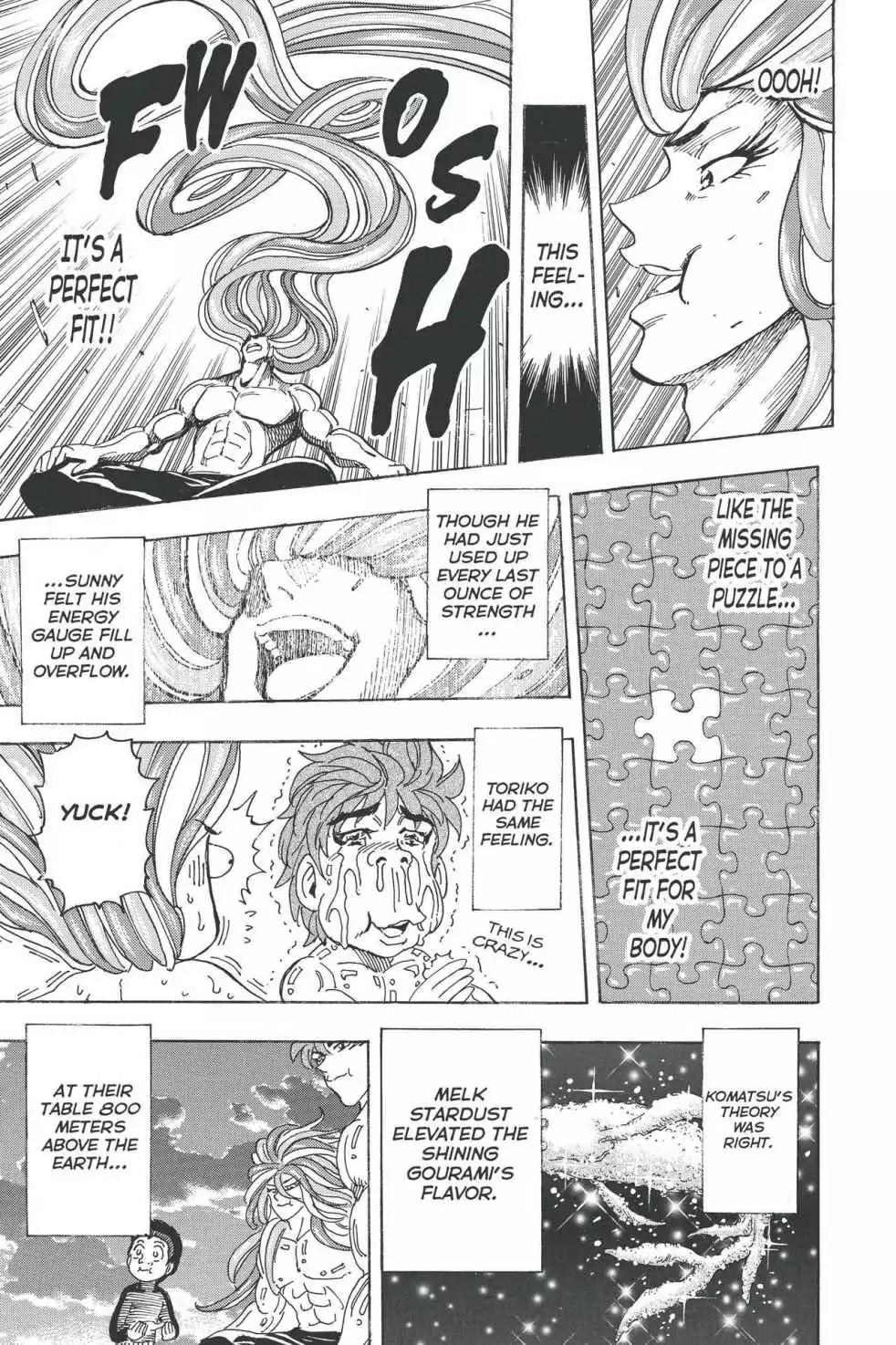 Toriko Chapter 155 page 15 - Chapter 155: Vol.18 Gourmet 155: A Taste of Shining Gourami!!