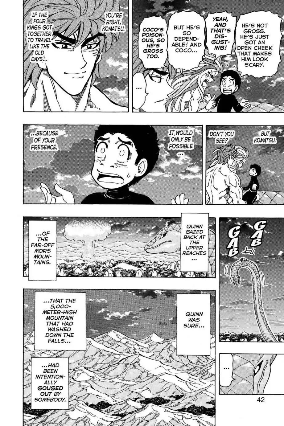 Toriko Chapter 155 page 18 - Chapter 155: Vol.18 Gourmet 155: A Taste of Shining Gourami!!