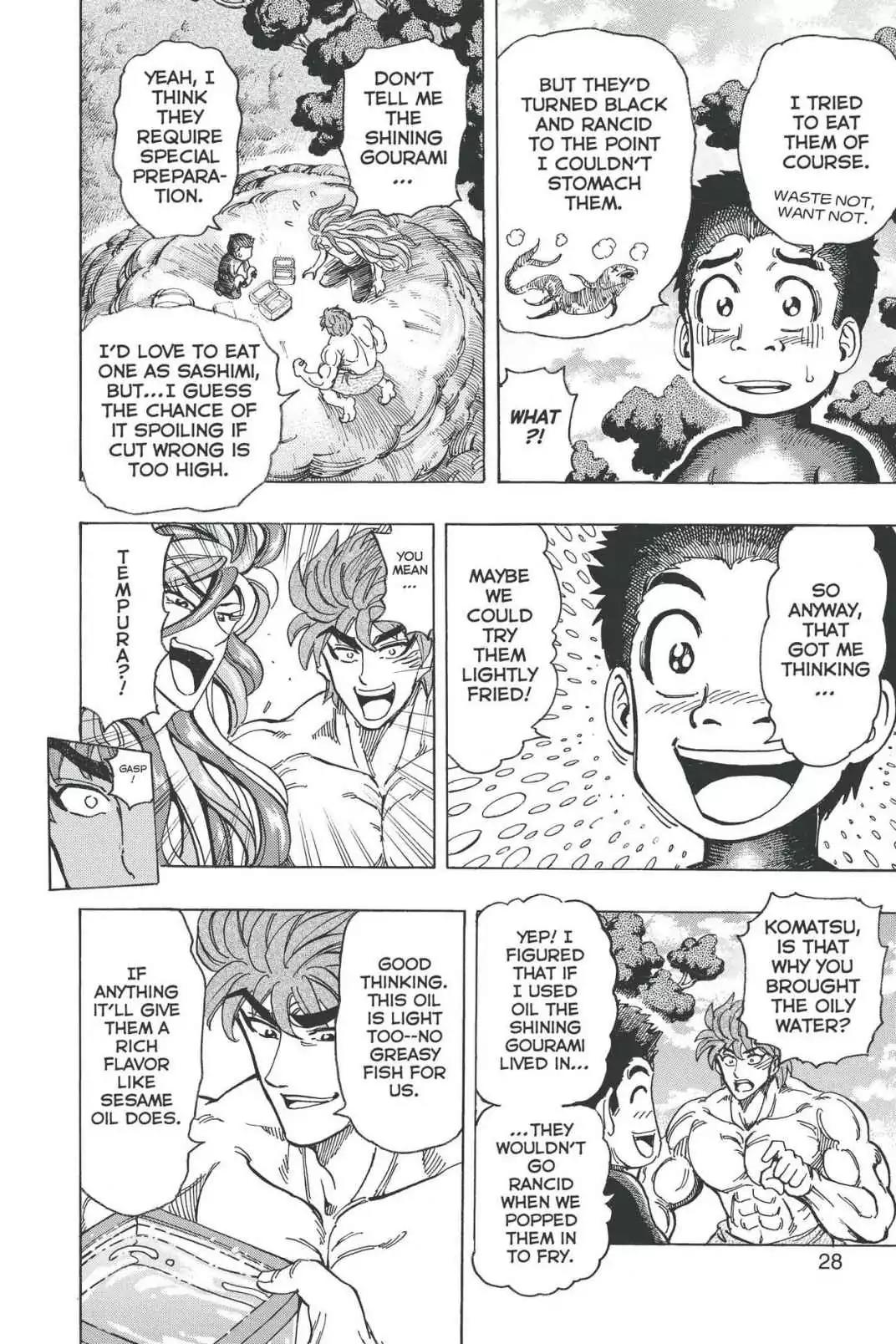 Toriko Chapter 155 page 4 - Chapter 155: Vol.18 Gourmet 155: A Taste of Shining Gourami!!