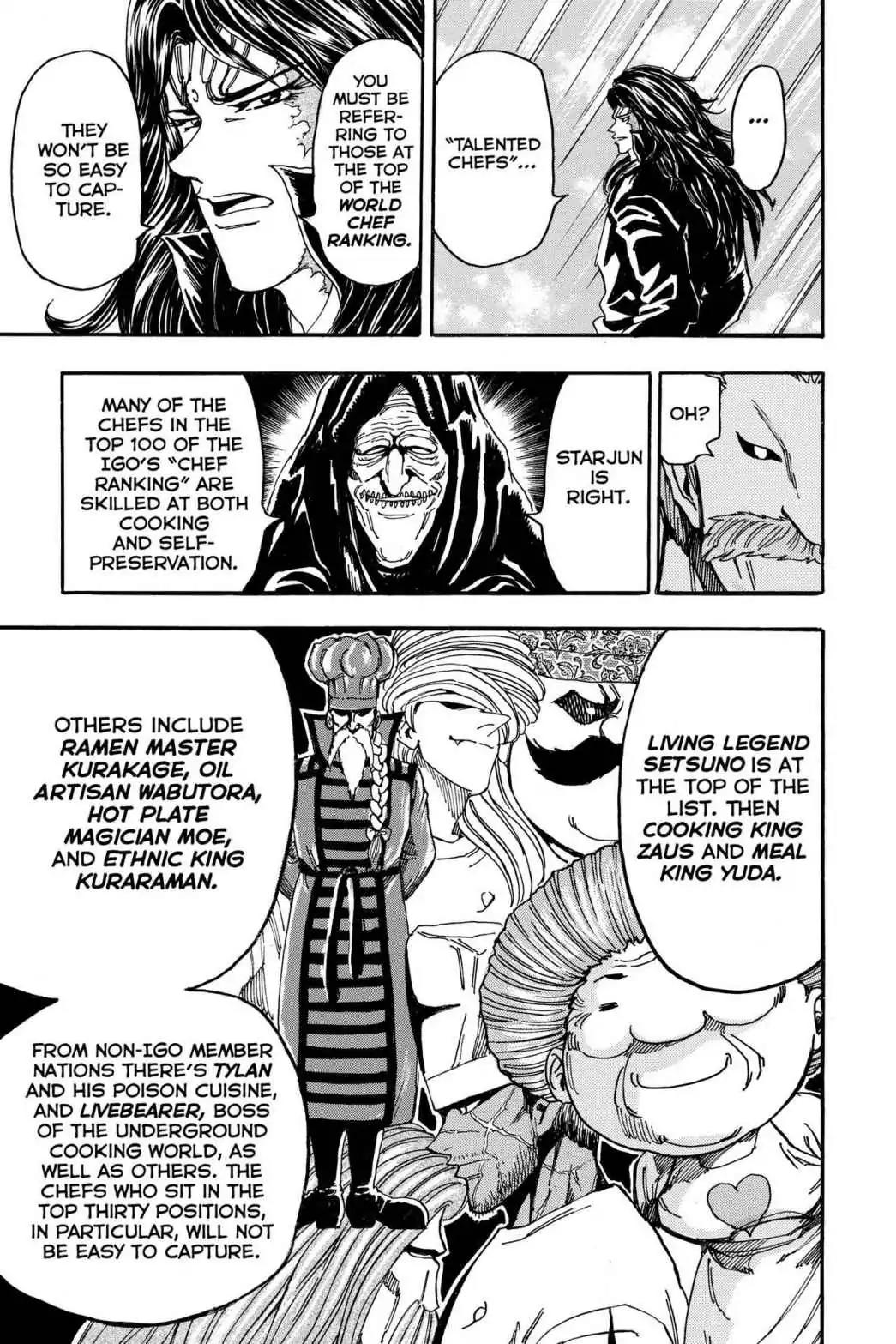 Toriko Chapter 156 page 10 - Chapter 156: Vol.18 Gourmet 156: The Chefs!!