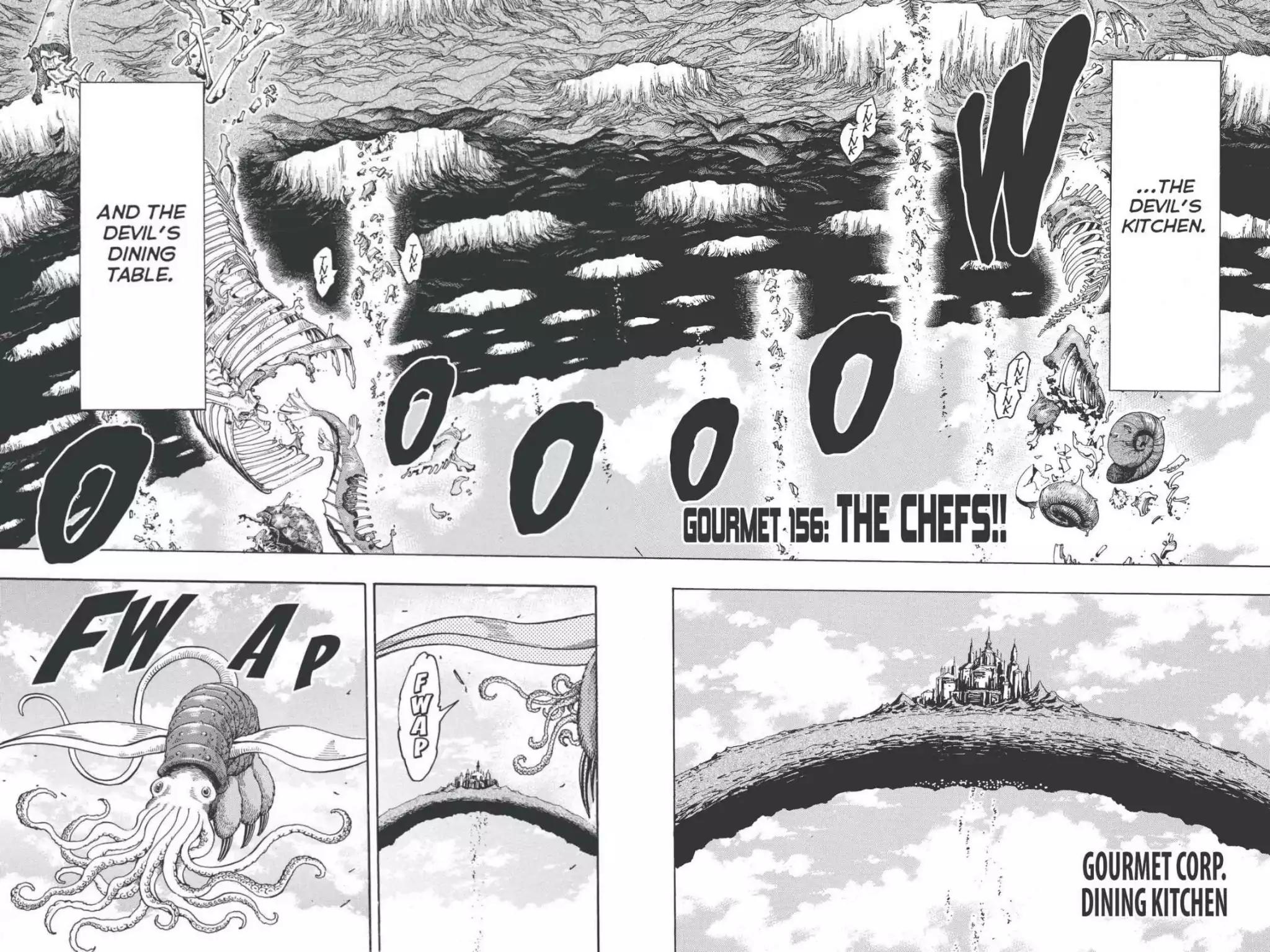 Toriko Chapter 156 page 4 - Chapter 156: Vol.18 Gourmet 156: The Chefs!!