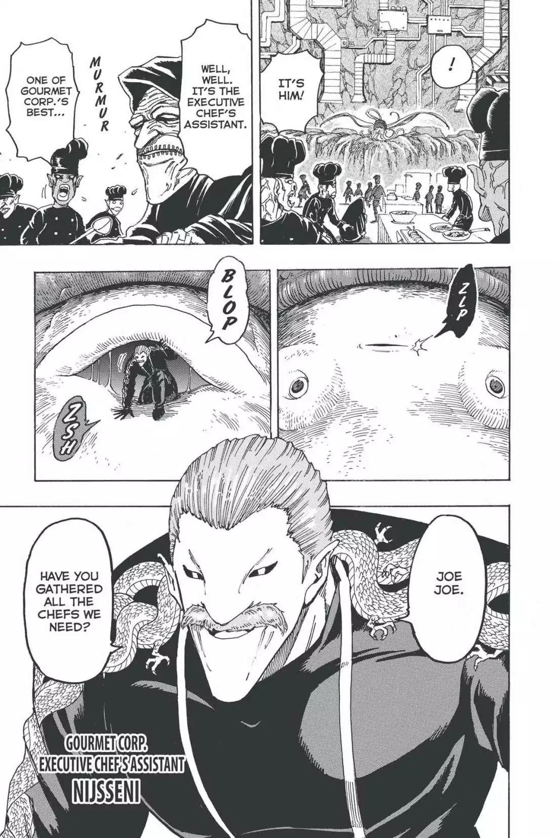 Toriko Chapter 156 page 6 - Chapter 156: Vol.18 Gourmet 156: The Chefs!!