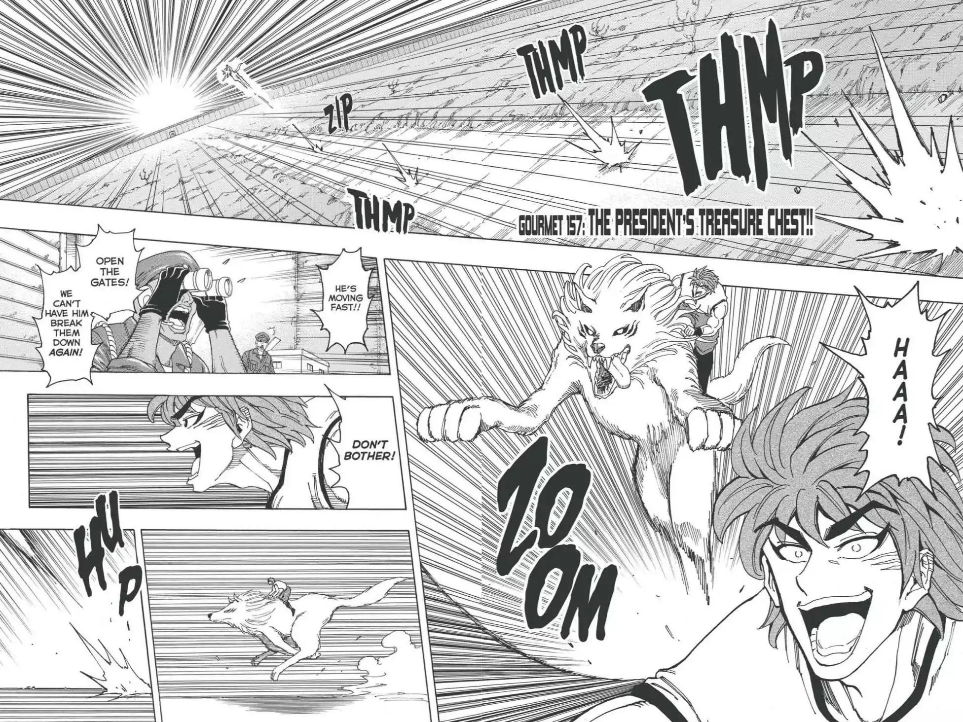 Toriko Chapter 157 page 2 - Chapter 157: Vol.18 Gourmet 157: The President's Treasure Chest!!