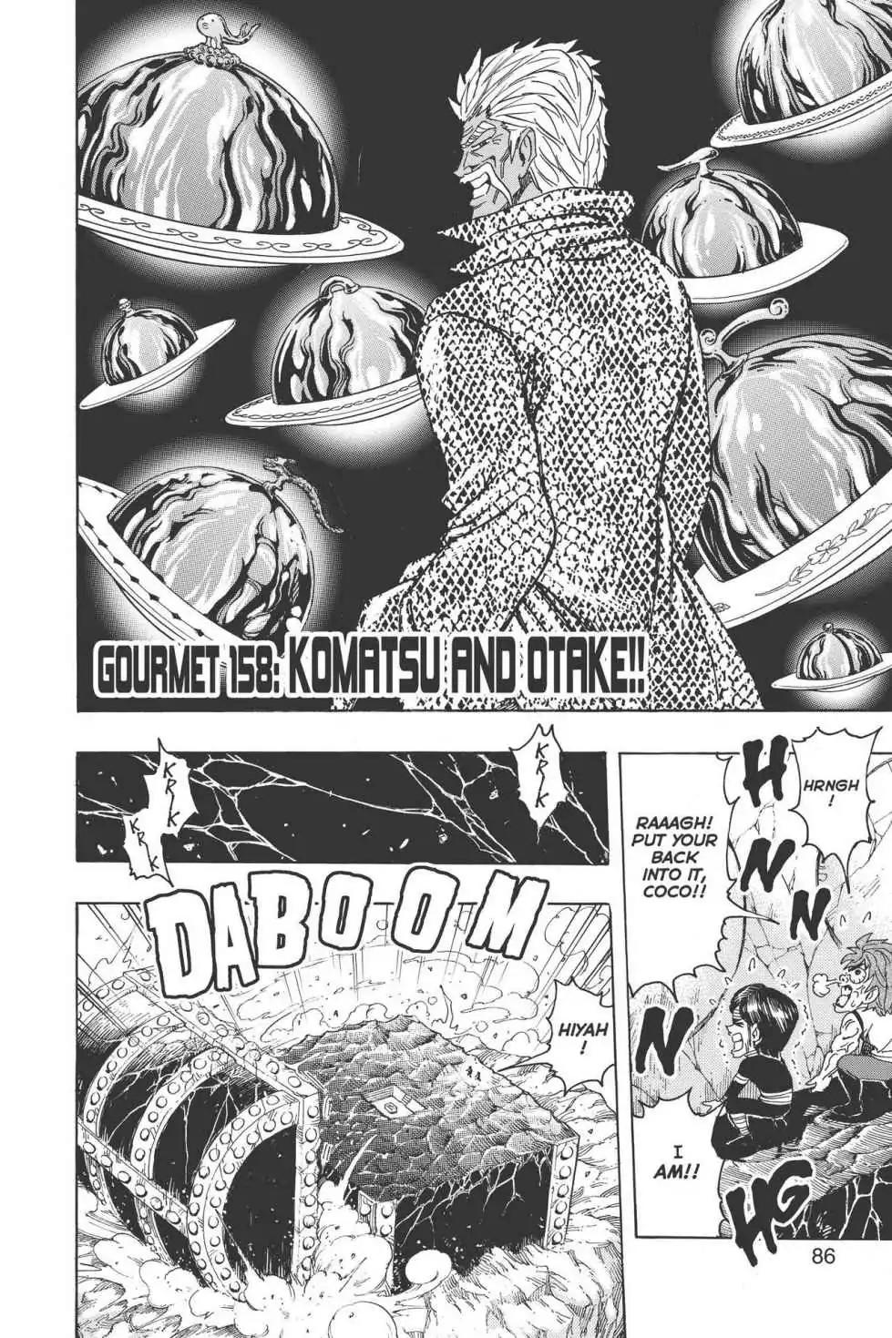 Toriko Chapter 158 page 2 - Chapter 158: Vol.18 Gourmet 158: Komatsu and Otake!!