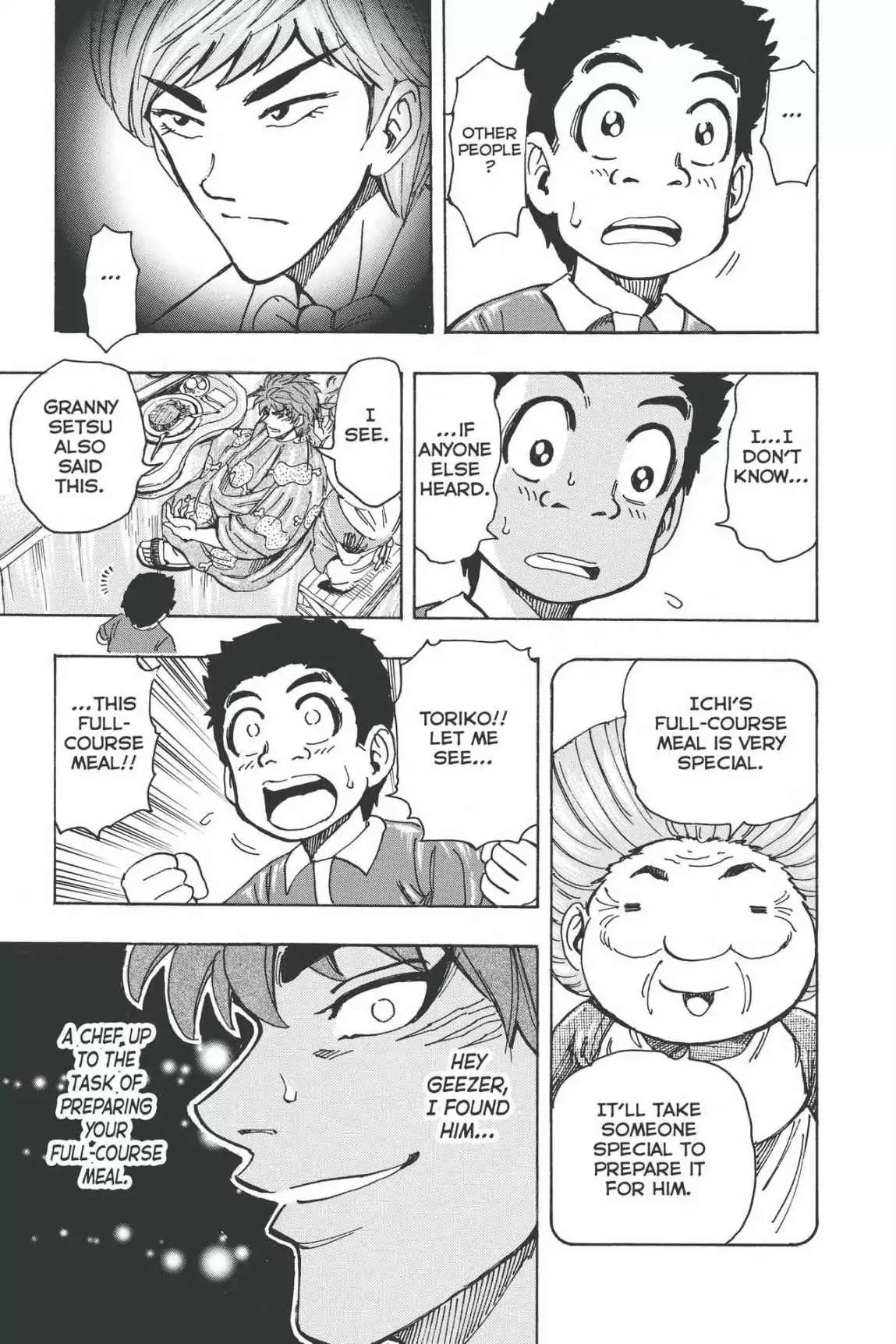 Toriko Chapter 159 page 13 - Chapter 159: Vol.18 Gourmet 159: Voice of the Full-Course Meal!!