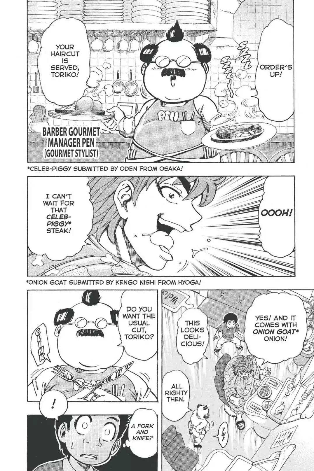 Toriko Chapter 159 page 6 - Chapter 159: Vol.18 Gourmet 159: Voice of the Full-Course Meal!!
