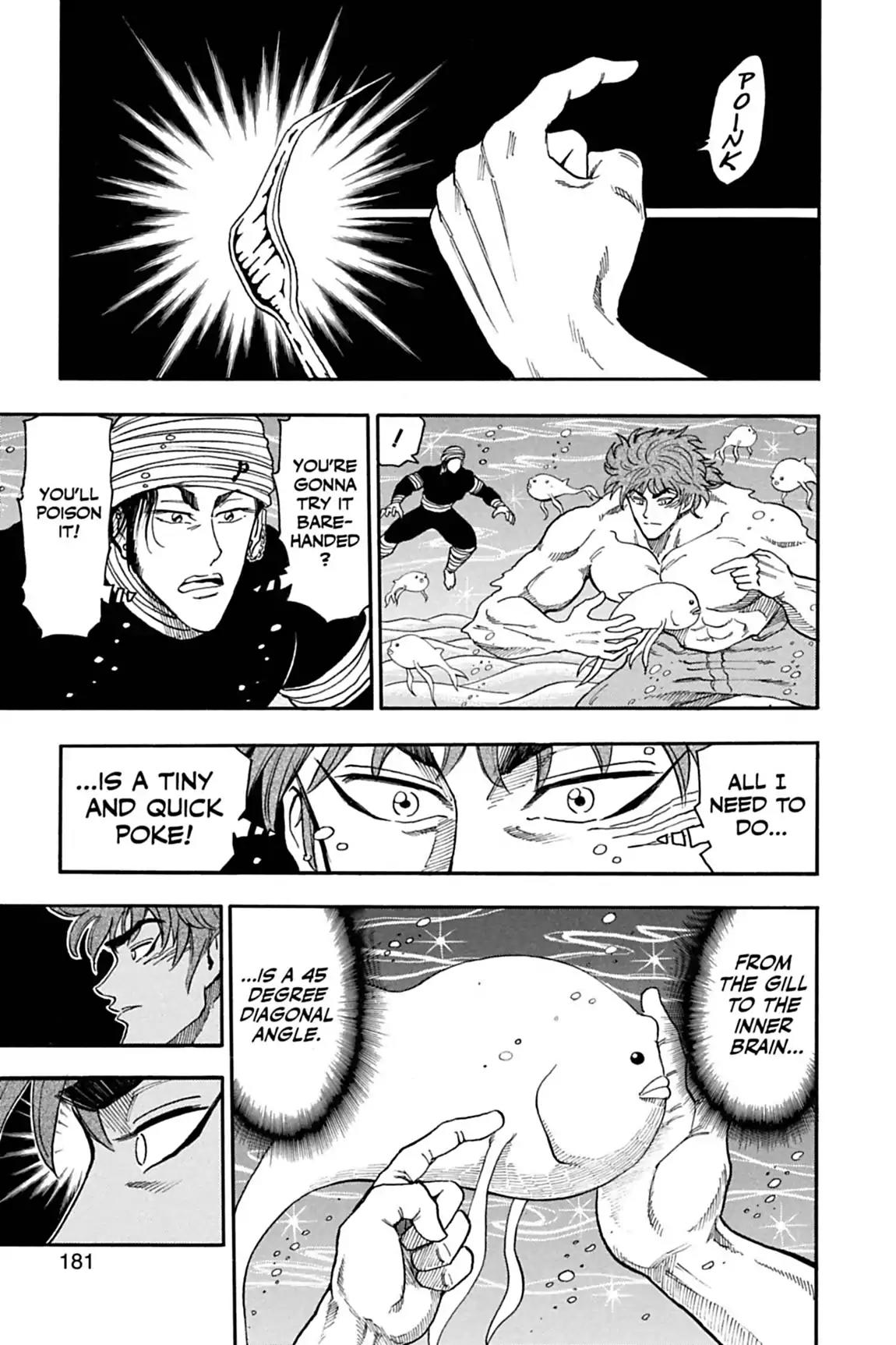 Toriko Chapter 16 page 11 - Chapter 16: Vol.2 Gourmet 16: You're Mine, Puffer Whale!!