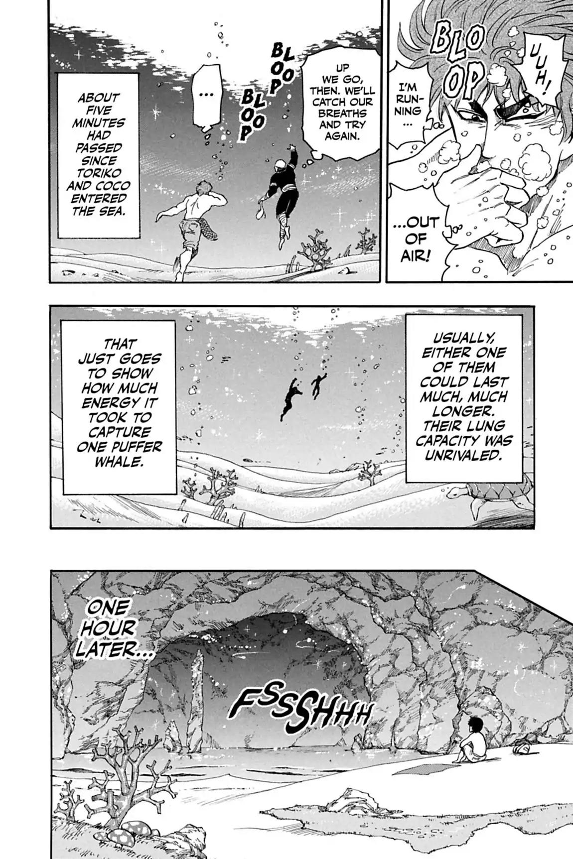 Toriko Chapter 16 page 14 - Chapter 16: Vol.2 Gourmet 16: You're Mine, Puffer Whale!!