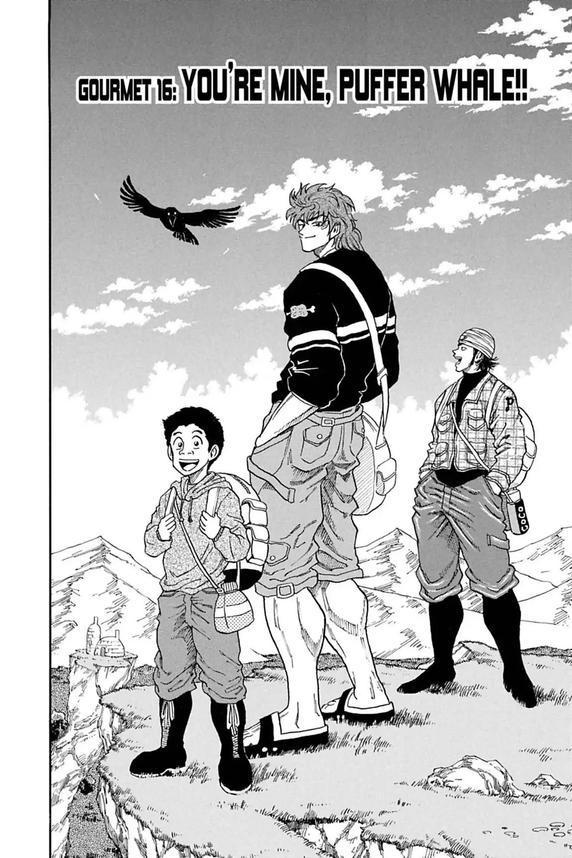 Toriko Chapter 16 page 2 - Chapter 16: Vol.2 Gourmet 16: You're Mine, Puffer Whale!!