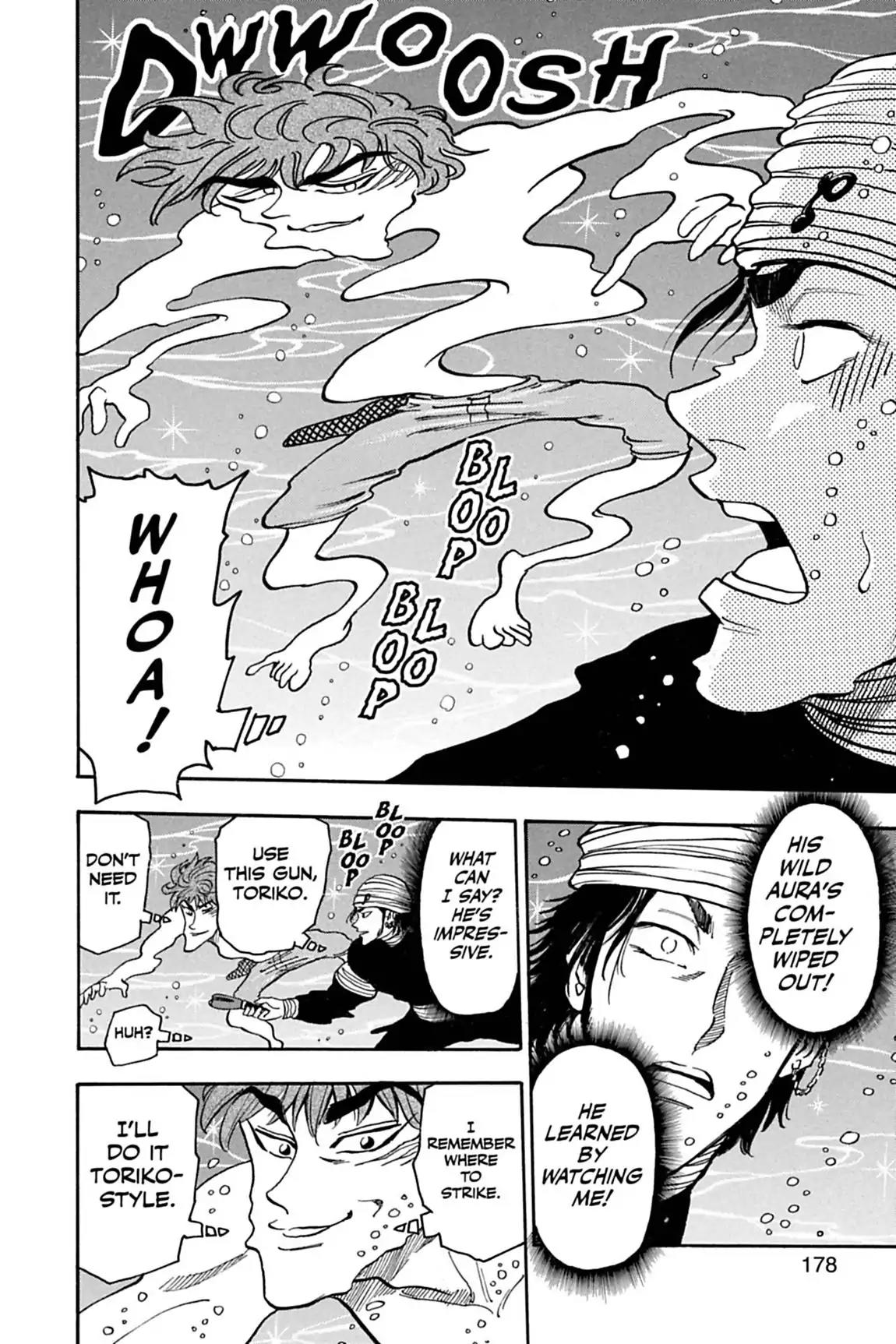 Toriko Chapter 16 page 8 - Chapter 16: Vol.2 Gourmet 16: You're Mine, Puffer Whale!!