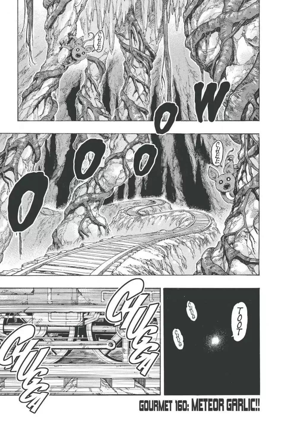 Toriko Chapter 160 page 1 - Chapter 160: Vol.18 Gourmet 160: Meteor Garlic!!