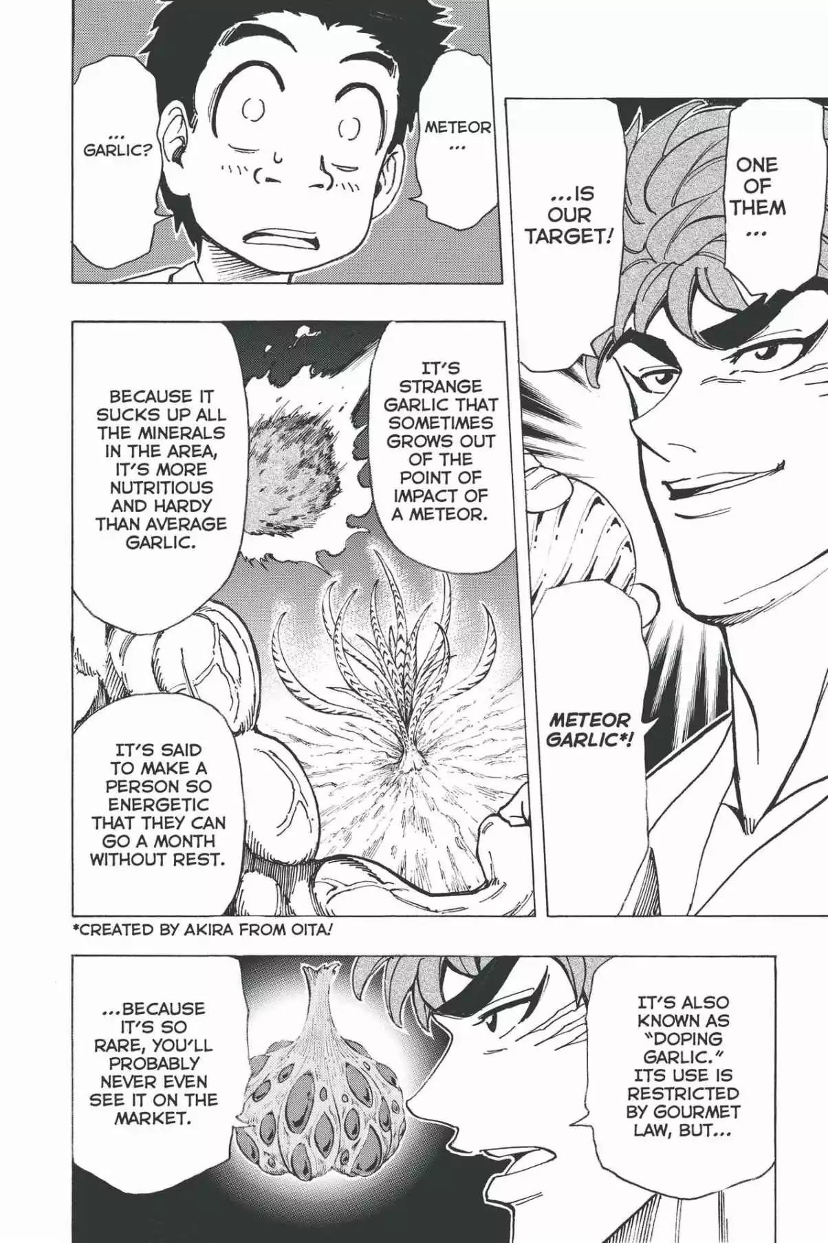 Toriko Chapter 160 page 5 - Chapter 160: Vol.18 Gourmet 160: Meteor Garlic!!
