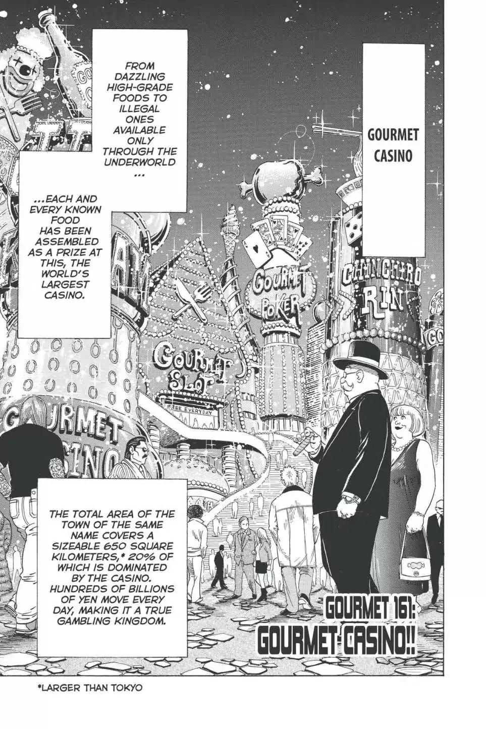 Toriko Chapter 161 page 1 - Chapter 161: Vol.18 Gourmet 161: Gourmet Casino!!