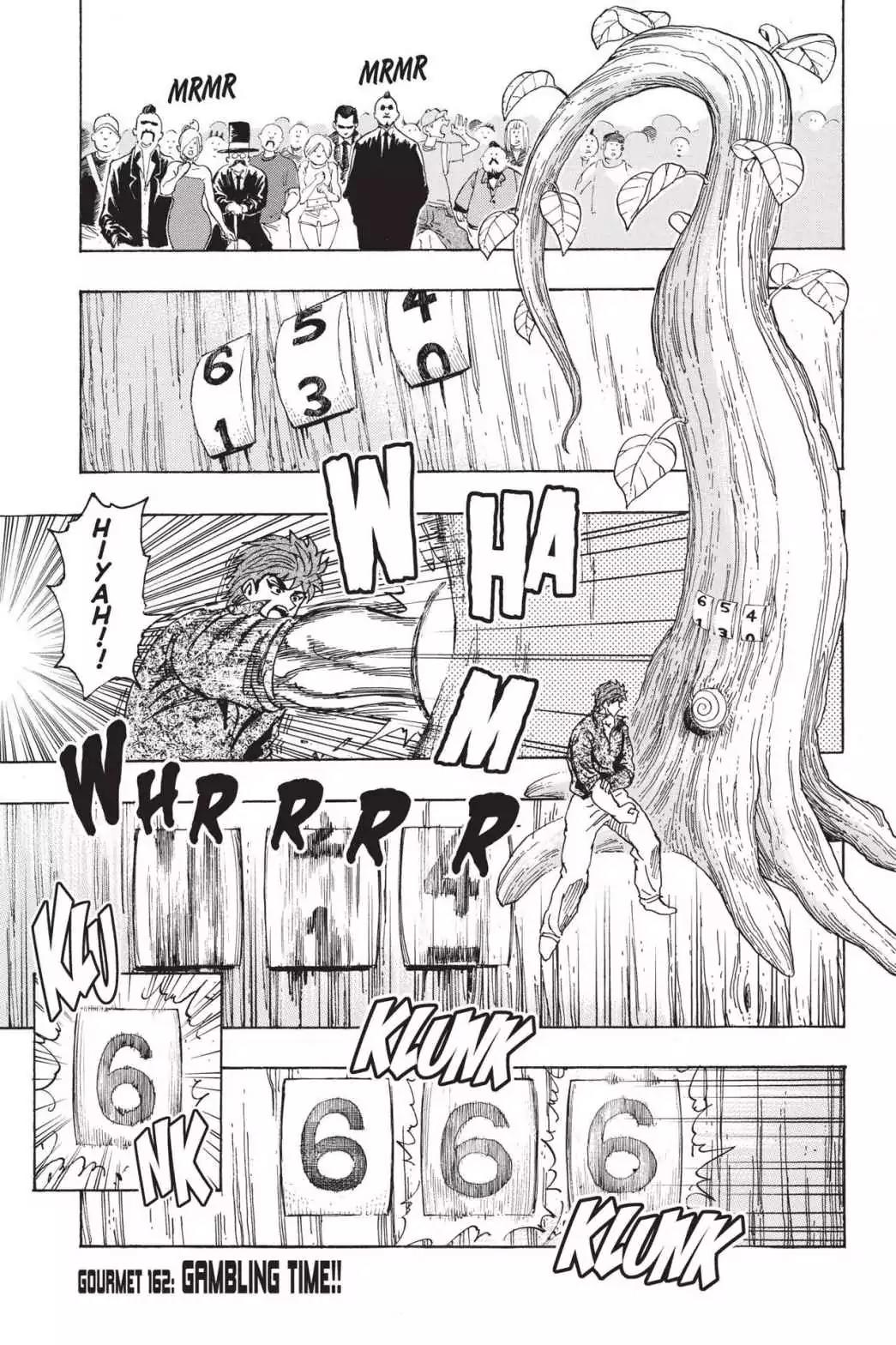 Toriko Chapter 162 page 1 - Chapter 162: Vol.18 Gourmet 162: Gambling Time!!