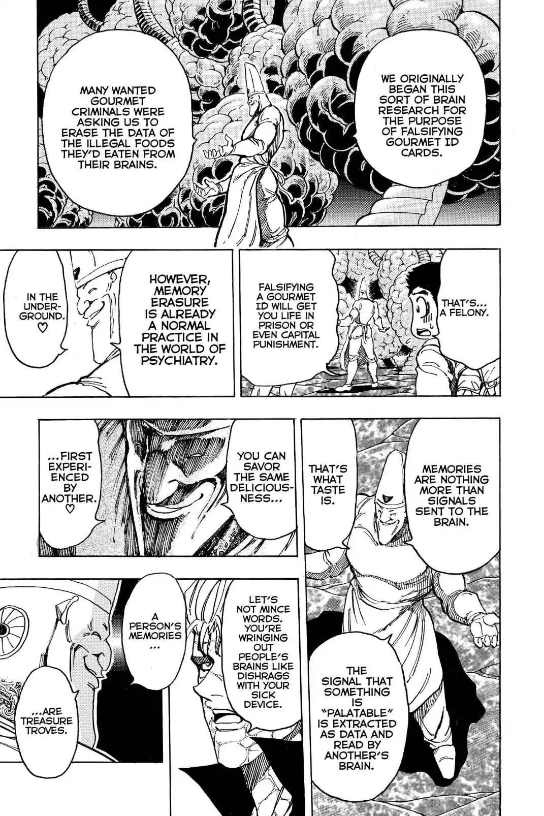 Toriko Chapter 163 page 18 - Chapter 163: Vol.19 Gourmet 163: Underground Cooking World Secrets!!