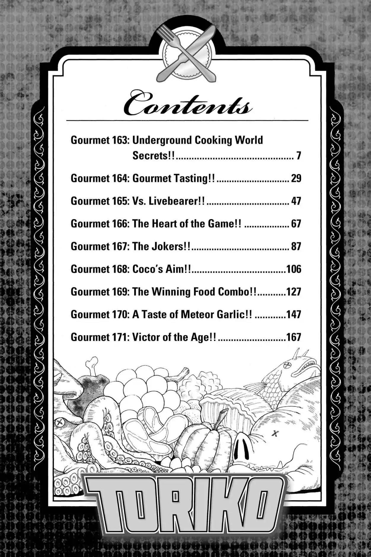 Toriko Chapter 163 page 6 - Chapter 163: Vol.19 Gourmet 163: Underground Cooking World Secrets!!