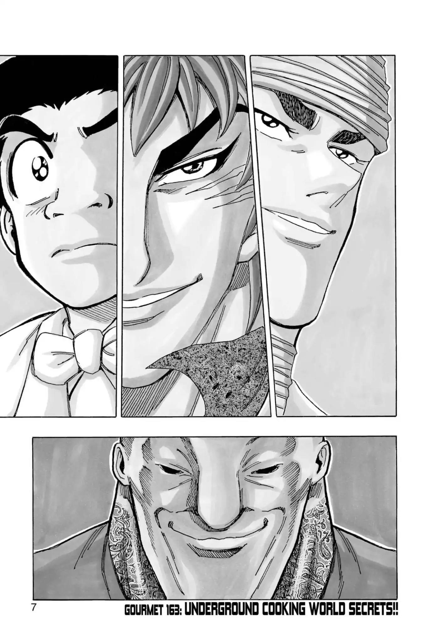 Toriko Chapter 163 page 7 - Chapter 163: Vol.19 Gourmet 163: Underground Cooking World Secrets!!