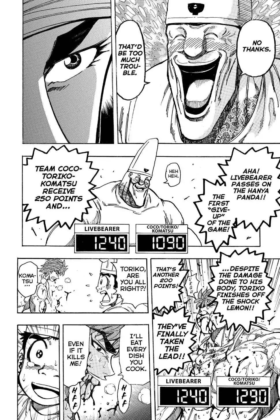 Toriko Chapter 168 page 10 - Chapter 168: Vol.19 Gourmet 168: Coco's Aim!!