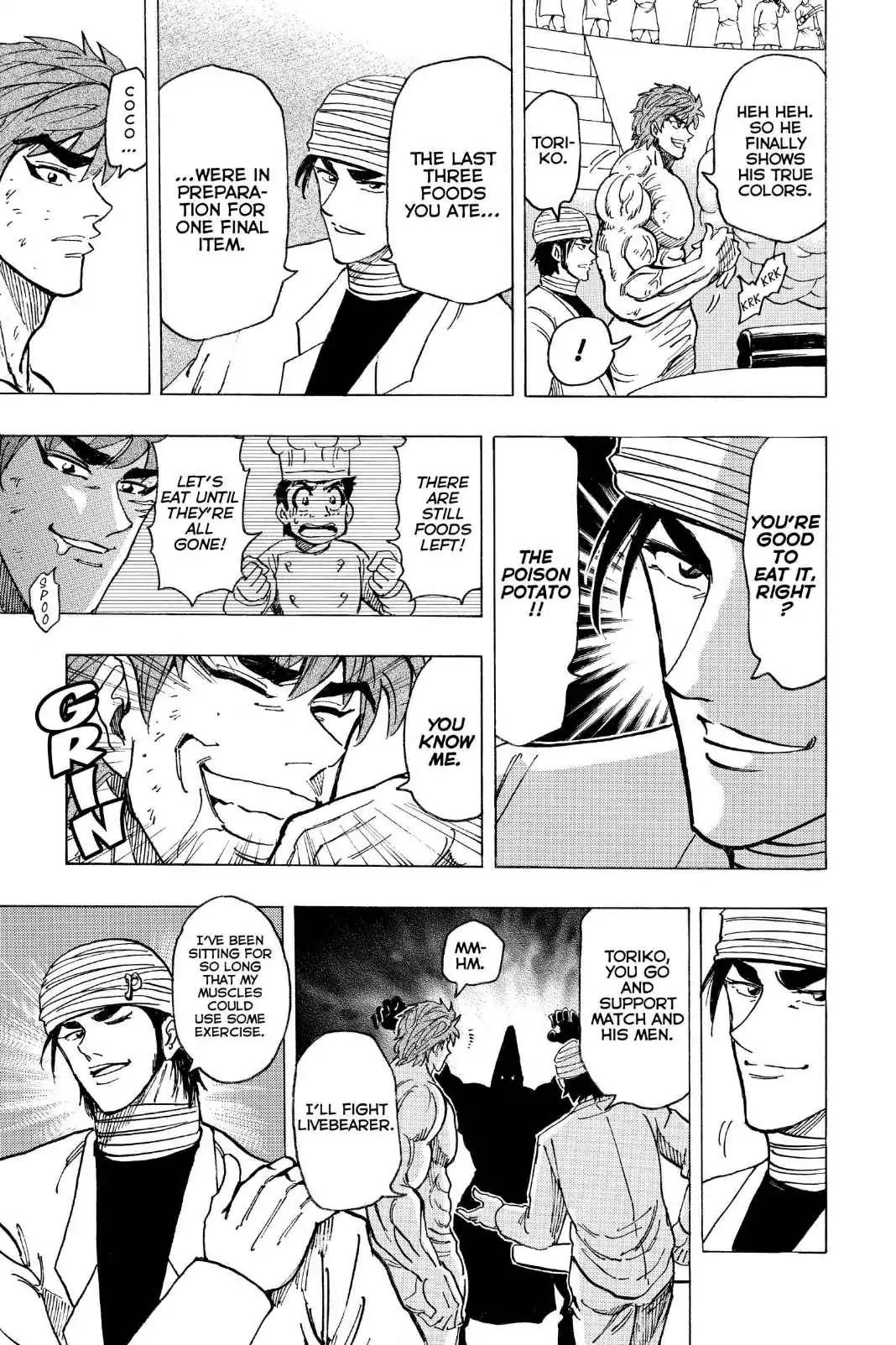 Toriko Chapter 169 page 15 - Chapter 169: Vol.19 Gourmet 169: The Winning Food Combo!!