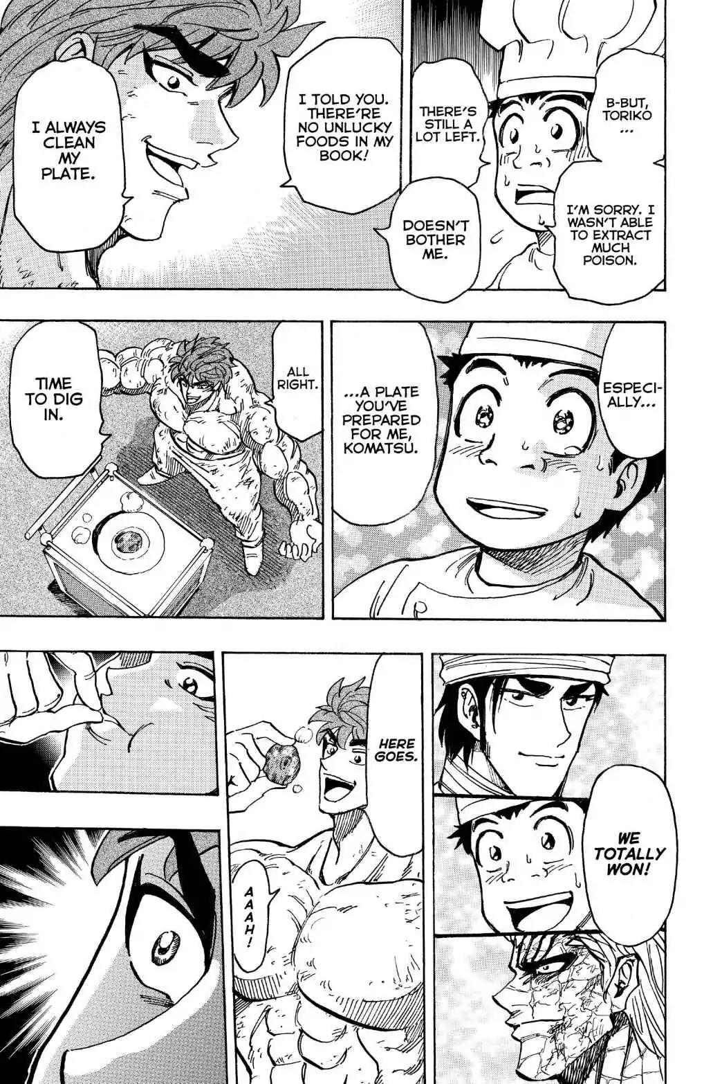 Toriko Chapter 169 page 17 - Chapter 169: Vol.19 Gourmet 169: The Winning Food Combo!!