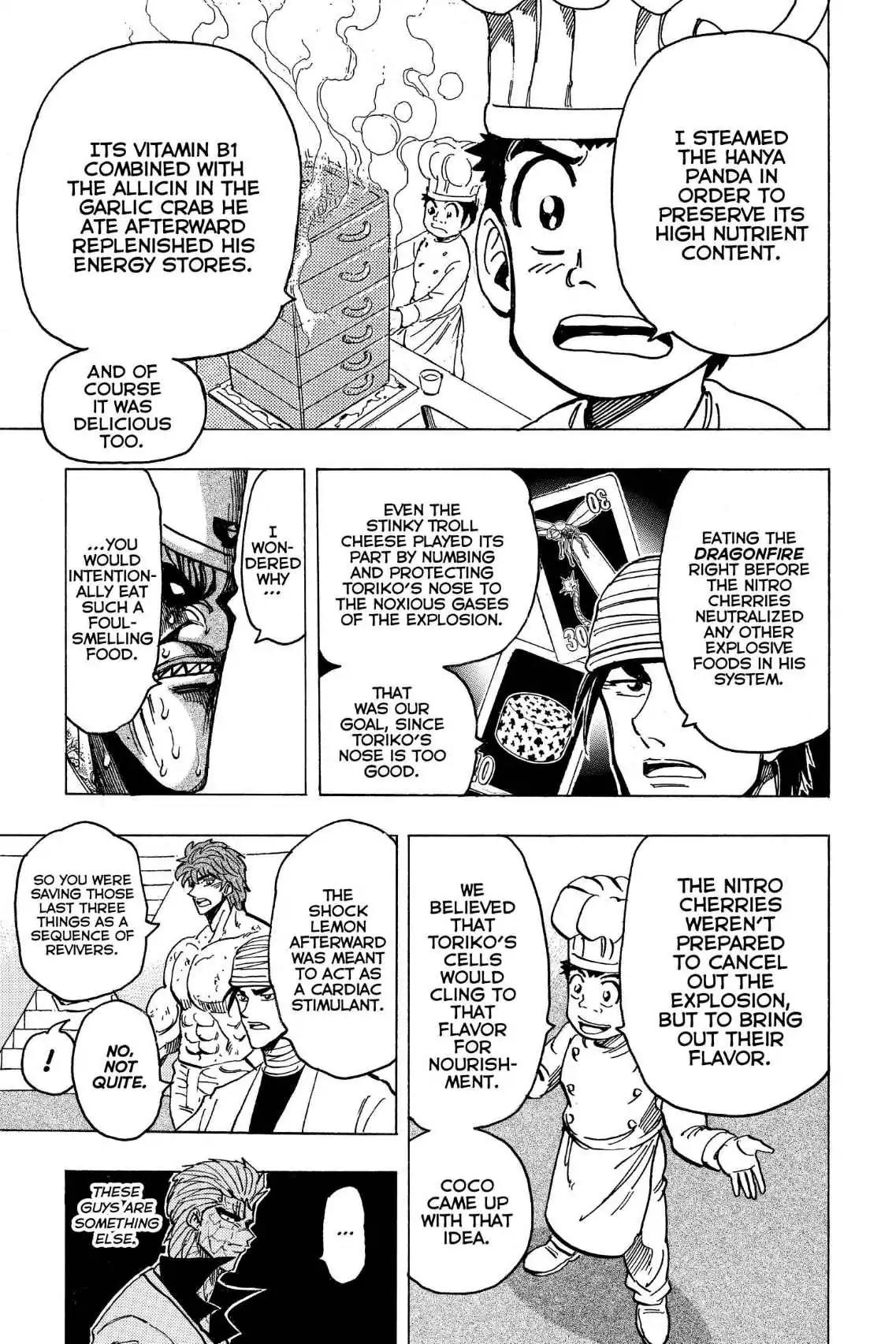 Toriko Chapter 169 page 7 - Chapter 169: Vol.19 Gourmet 169: The Winning Food Combo!!