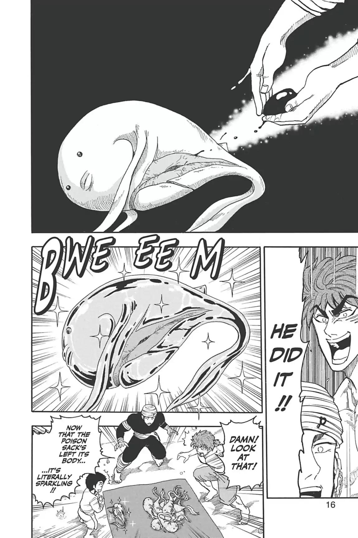 Toriko Chapter 17 page 16 - Chapter 17: Vol.3 Gourmet 17: A Taste of Poison!!