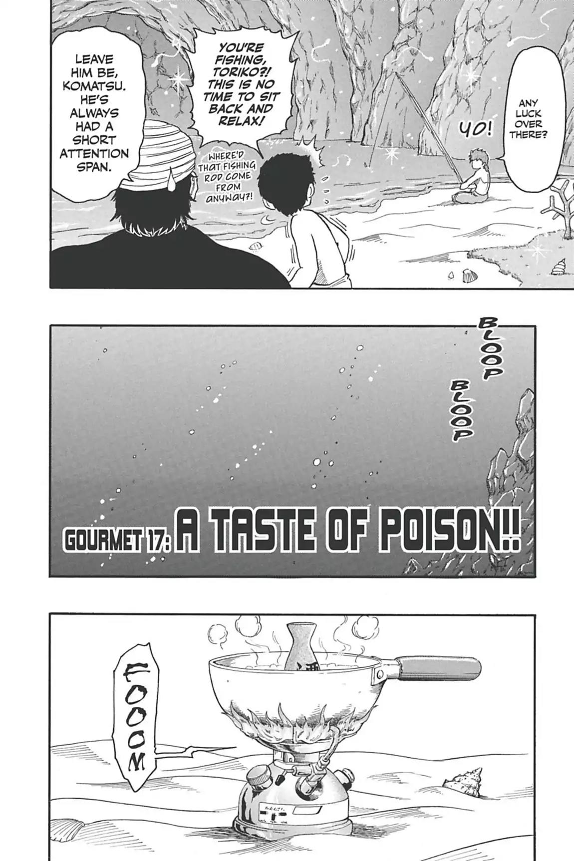 Toriko Chapter 17 page 8 - Chapter 17: Vol.3 Gourmet 17: A Taste of Poison!!
