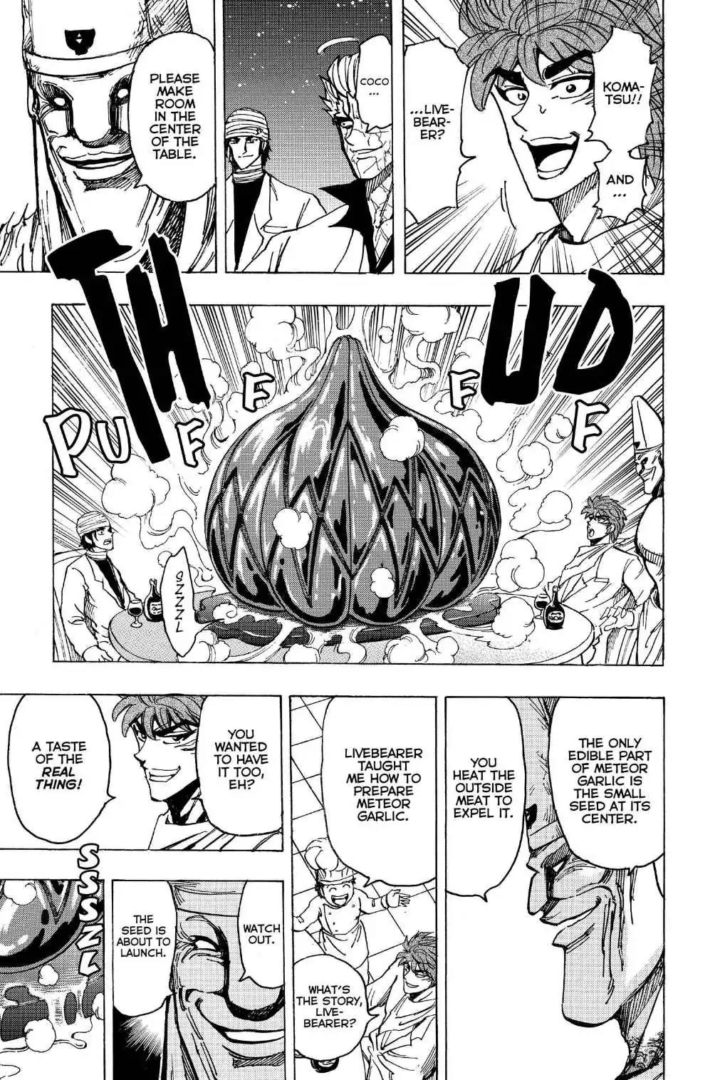 Toriko Chapter 170 page 13 - Chapter 170: Vol.19 Gourmet 170: A Taste of Meteor Garlic!!