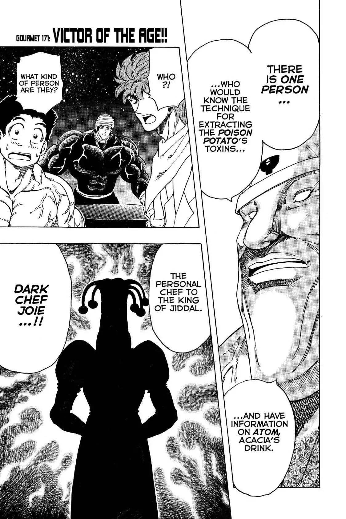 Toriko Chapter 171 page 1 - Chapter 171: Vol.19 Gourmet 171: Victor of the Age!!